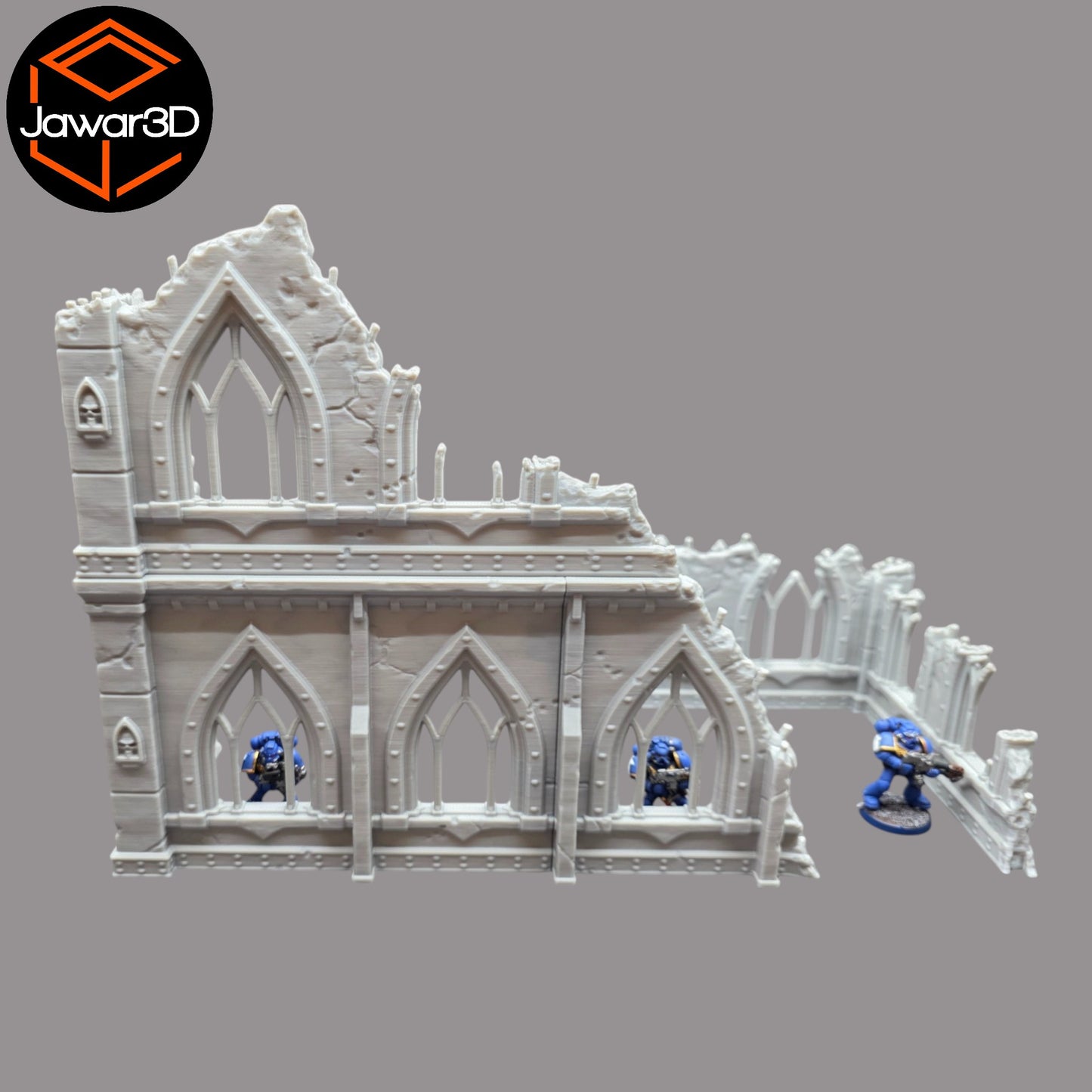 Wargaming 28mm scatter terrain scenery showing 3D-printed item that is compatible with games such as Warhammer 40K, Star Wars Legions, D+D, Dungeons and Dragons, Sci-Fi, Fantasy and other miniature tabletop games. Brand Jawar3d found at www.jawar3d.co.uk.