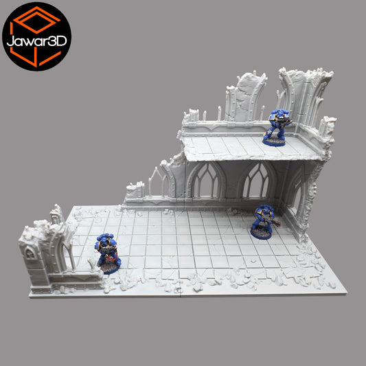 Wargaming 28mm scatter terrain scenery showing 3D-printed item that is compatible with games such as Warhammer 40K, Star Wars Legions, D+D, Dungeons and Dragons, Sci-Fi, Fantasy and other miniature tabletop games. Brand Jawar3d found at www.jawar3d.co.uk.