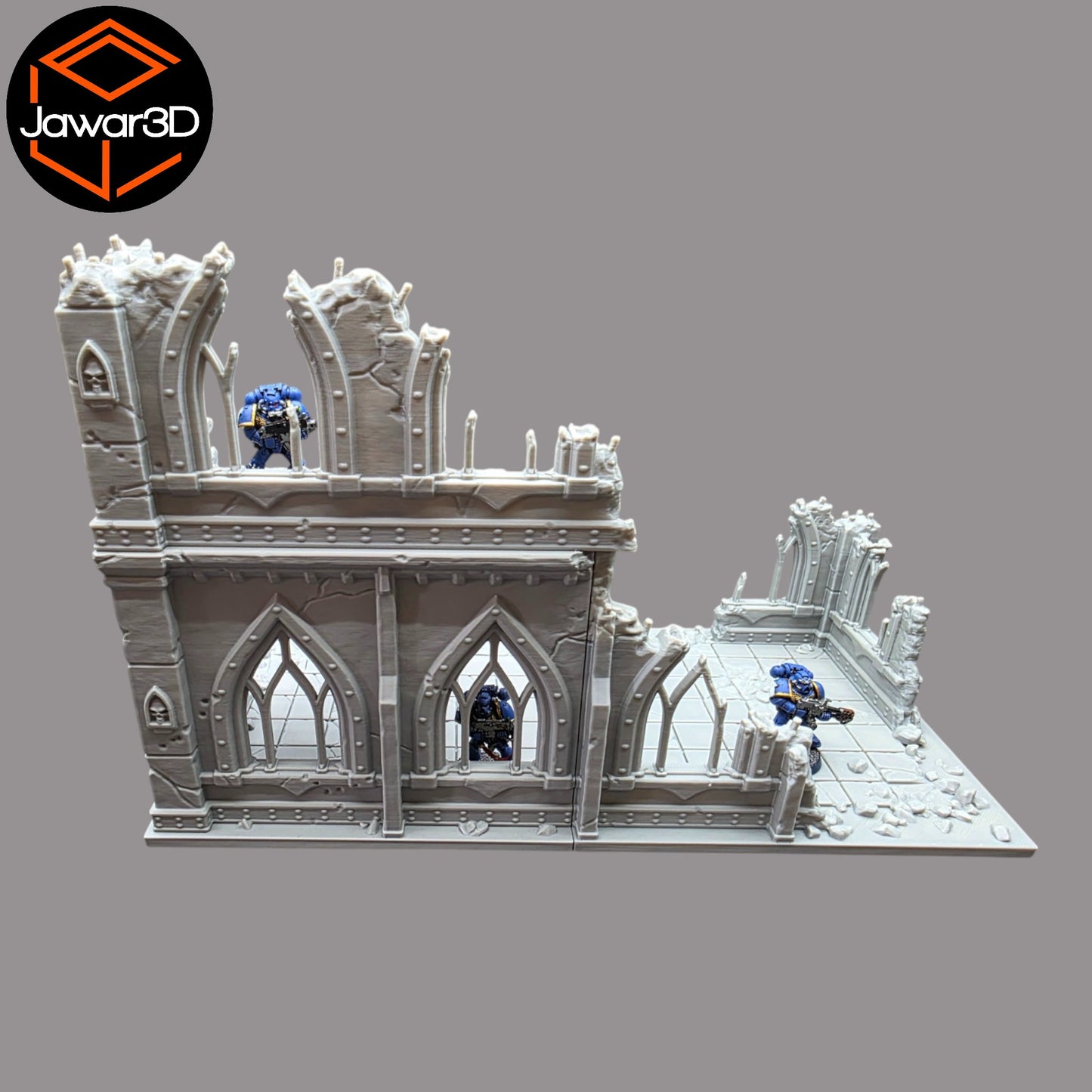 Wargaming 28mm scatter terrain scenery showing 3D-printed item that is compatible with games such as Warhammer 40K, Star Wars Legions, D+D, Dungeons and Dragons, Sci-Fi, Fantasy and other miniature tabletop games. Brand Jawar3d found at www.jawar3d.co.uk.