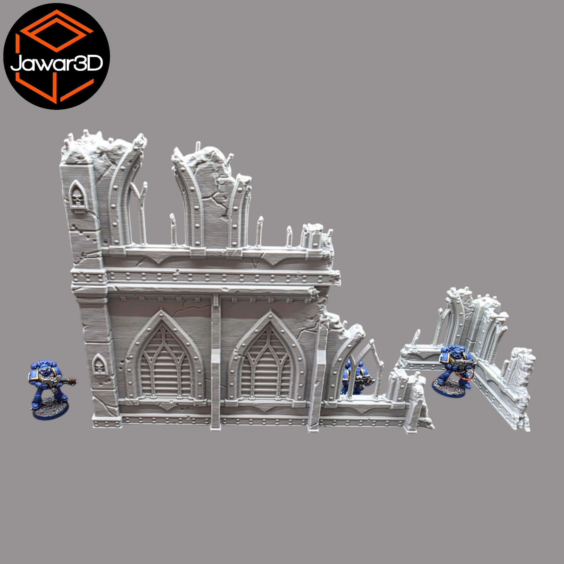 Wargaming 28mm scatter terrain scenery showing 3D-printed item that is compatible with games such as Warhammer 40K, Star Wars Legions, D+D, Dungeons and Dragons, Sci-Fi, Fantasy and other miniature tabletop games. Brand Jawar3d found at www.jawar3d.co.uk.