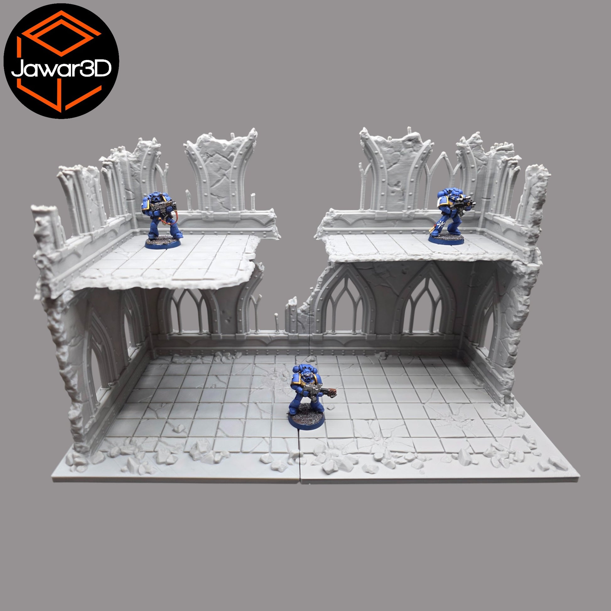 Wargaming 28mm scatter terrain scenery showing 3D-printed item that is compatible with games such as Warhammer 40K, Star Wars Legions, D+D, Dungeons and Dragons, Sci-Fi, Fantasy and other miniature tabletop games. Brand Jawar3d found at www.jawar3d.co.uk.