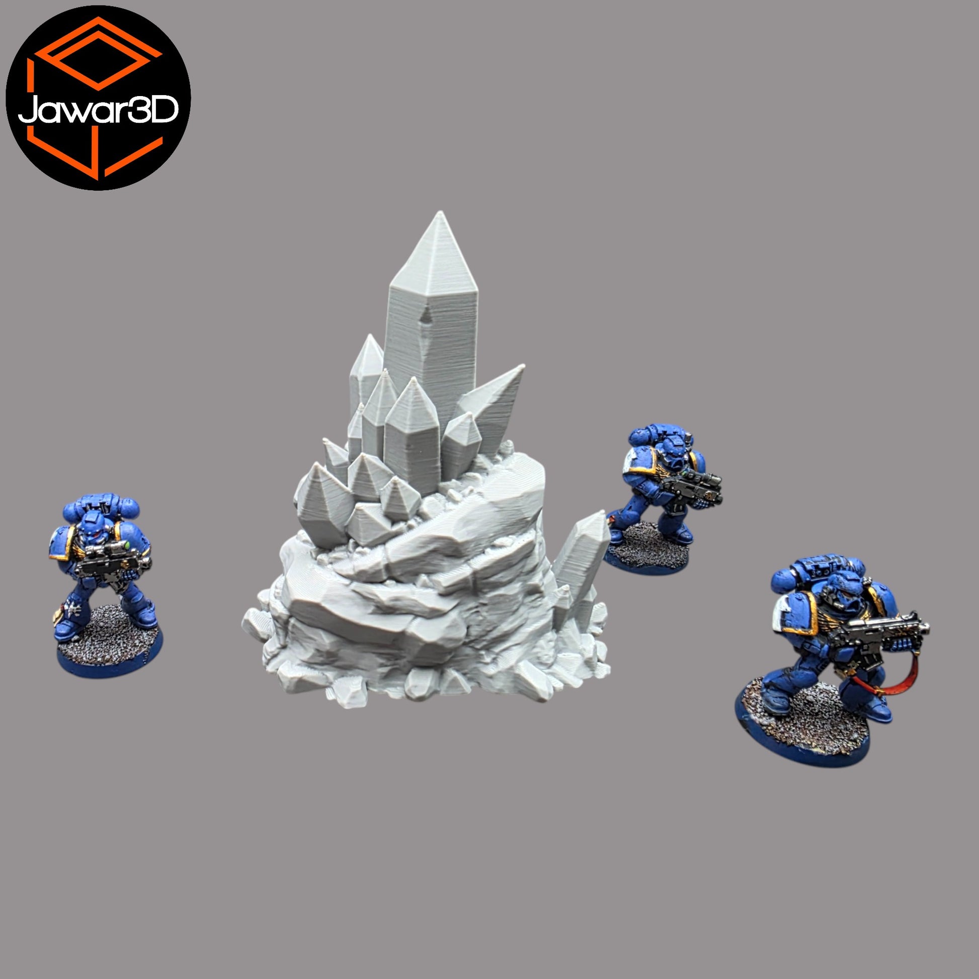 Wargaming 28mm scatter terrain scenery showing 3D-printed item that is compatible with games such as Warhammer 40K, Star Wars Legions, D+D, Dungeons and Dragons, Sci-Fi, Fantasy and other miniature tabletop games. Brand Jawar3d found at www.jawar3d.co.uk.