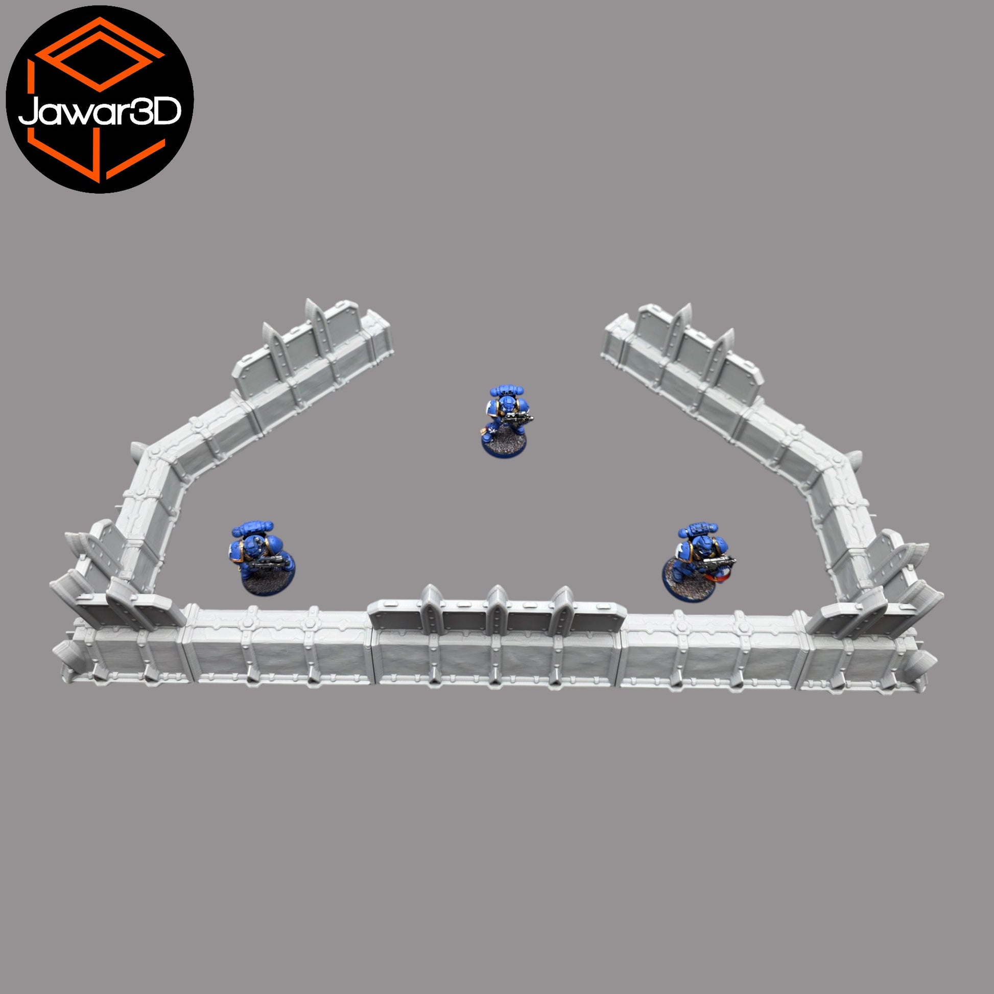 Wargaming 28mm scatter terrain scenery showing 3D-printed Trench Bunker to be compatible with games such as Warhammer 40K, Star Wars Legions, D+D, Dungeons and Dragons, Sci-Fi, Fantasy and other miniature tabletop games. Brand Jawar3d.