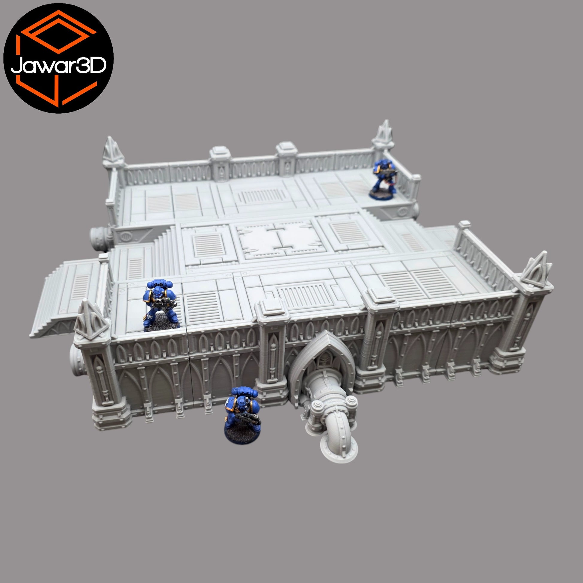 Wargaming 28mm scatter terrain scenery showing 3D-printed item that is compatible with games such as Warhammer 40K, Star Wars Legions, D+D, Dungeons and Dragons, Sci-Fi, Fantasy and other miniature tabletop games. Brand Jawar3d found at www.jawar3d.co.uk.