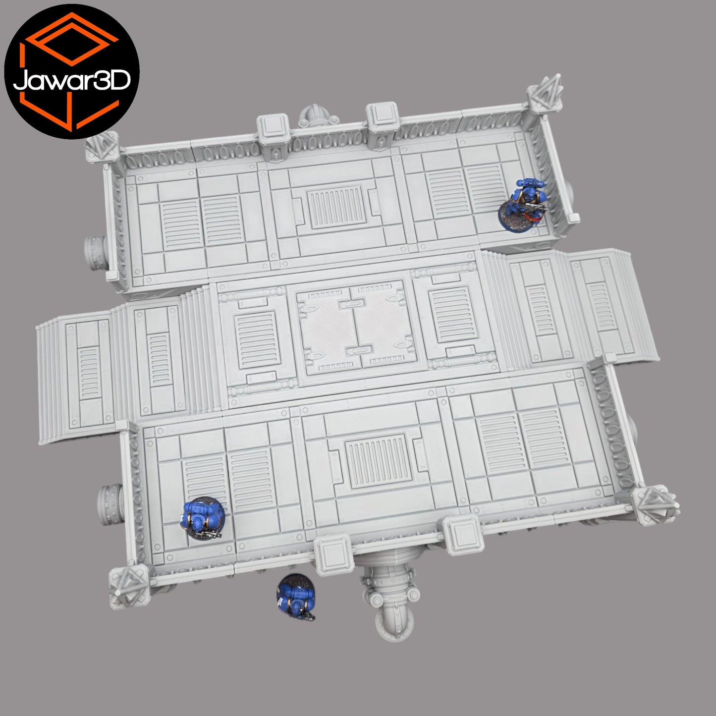 Wargaming 28mm scatter terrain scenery showing 3D-printed item that is compatible with games such as Warhammer 40K, Star Wars Legions, D+D, Dungeons and Dragons, Sci-Fi, Fantasy and other miniature tabletop games. Brand Jawar3d found at www.jawar3d.co.uk.