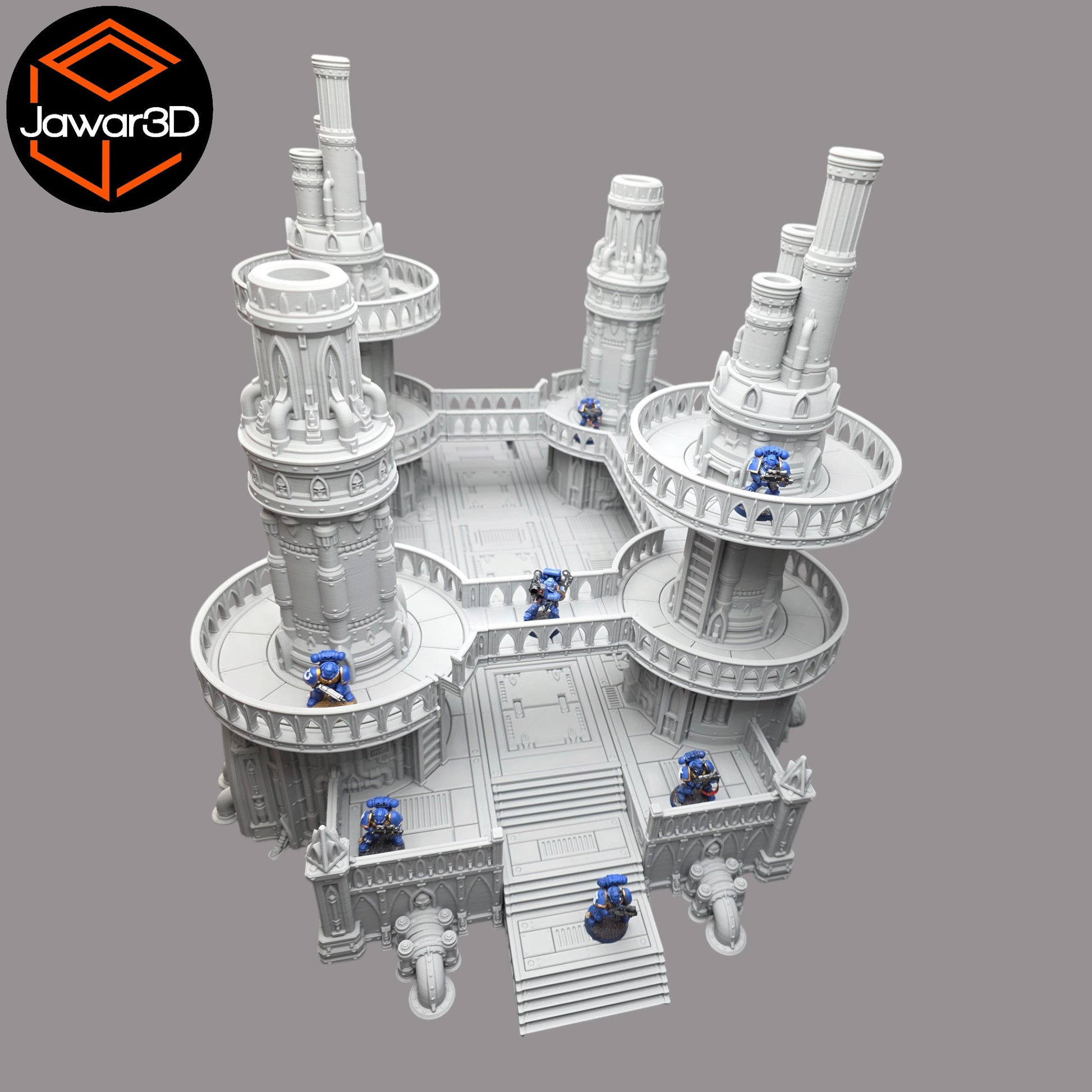 Wargaming 28mm scatter terrain scenery showing 3D-printed item that is compatible with games such as Warhammer 40K, Star Wars Legions, D+D, Dungeons and Dragons, Sci-Fi, Fantasy and other miniature tabletop games. Brand Jawar3d found at www.jawar3d.co.uk.