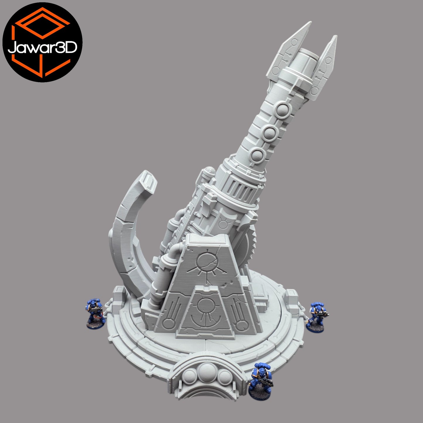 Wargaming 28mm scatter terrain scenery showing 3D-printed item that is compatible with games such as Warhammer 40K, Star Wars Legions, D+D, Dungeons and Dragons, Sci-Fi, Fantasy and other miniature tabletop games. Brand Jawar3d found at www.jawar3d.co.uk.