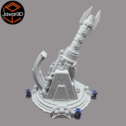 Wargaming 28mm scatter terrain scenery showing 3D-printed item that is compatible with games such as Warhammer 40K, Star Wars Legions, D+D, Dungeons and Dragons, Sci-Fi, Fantasy and other miniature tabletop games. Brand Jawar3d found at www.jawar3d.co.uk.