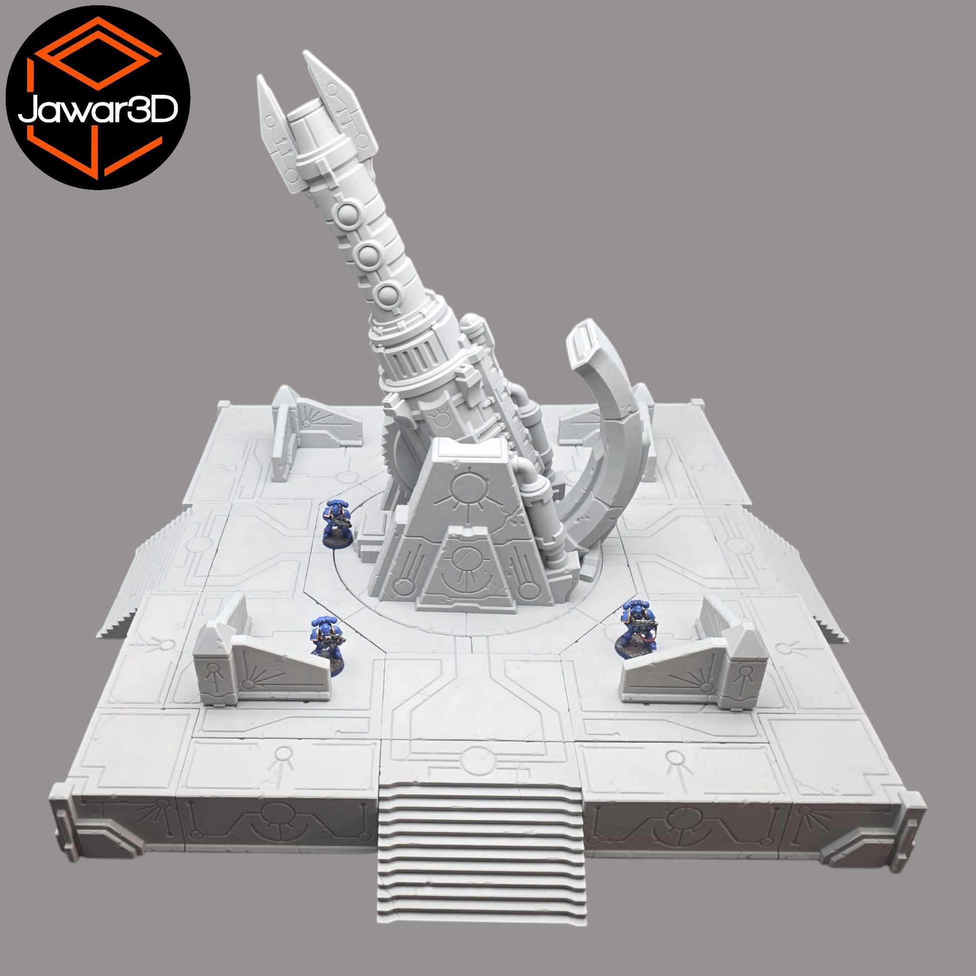 Wargaming 28mm scatter terrain scenery showing 3D-printed item that is compatible with games such as Warhammer 40K, Star Wars Legions, D+D, Dungeons and Dragons, Sci-Fi, Fantasy and other miniature tabletop games. Brand Jawar3d found at www.jawar3d.co.uk.