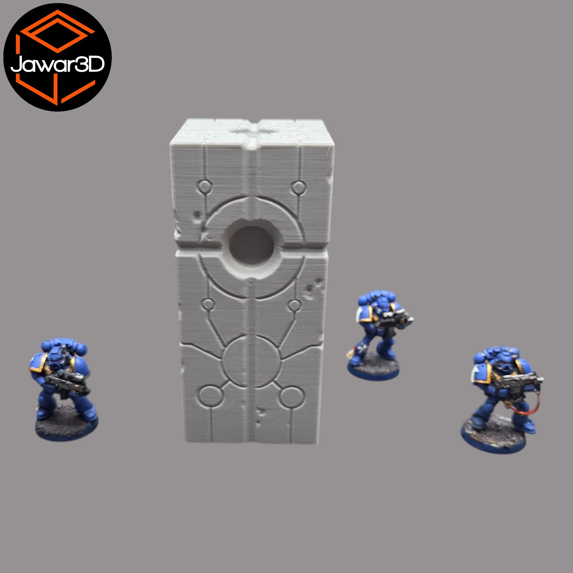 Wargaming 28mm scatter terrain scenery showing 3D-printed item that is compatible with games such as Warhammer 40K, Star Wars Legions, D+D, Dungeons and Dragons, Sci-Fi, Fantasy and other miniature tabletop games. Brand Jawar3d found at www.jawar3d.co.uk.