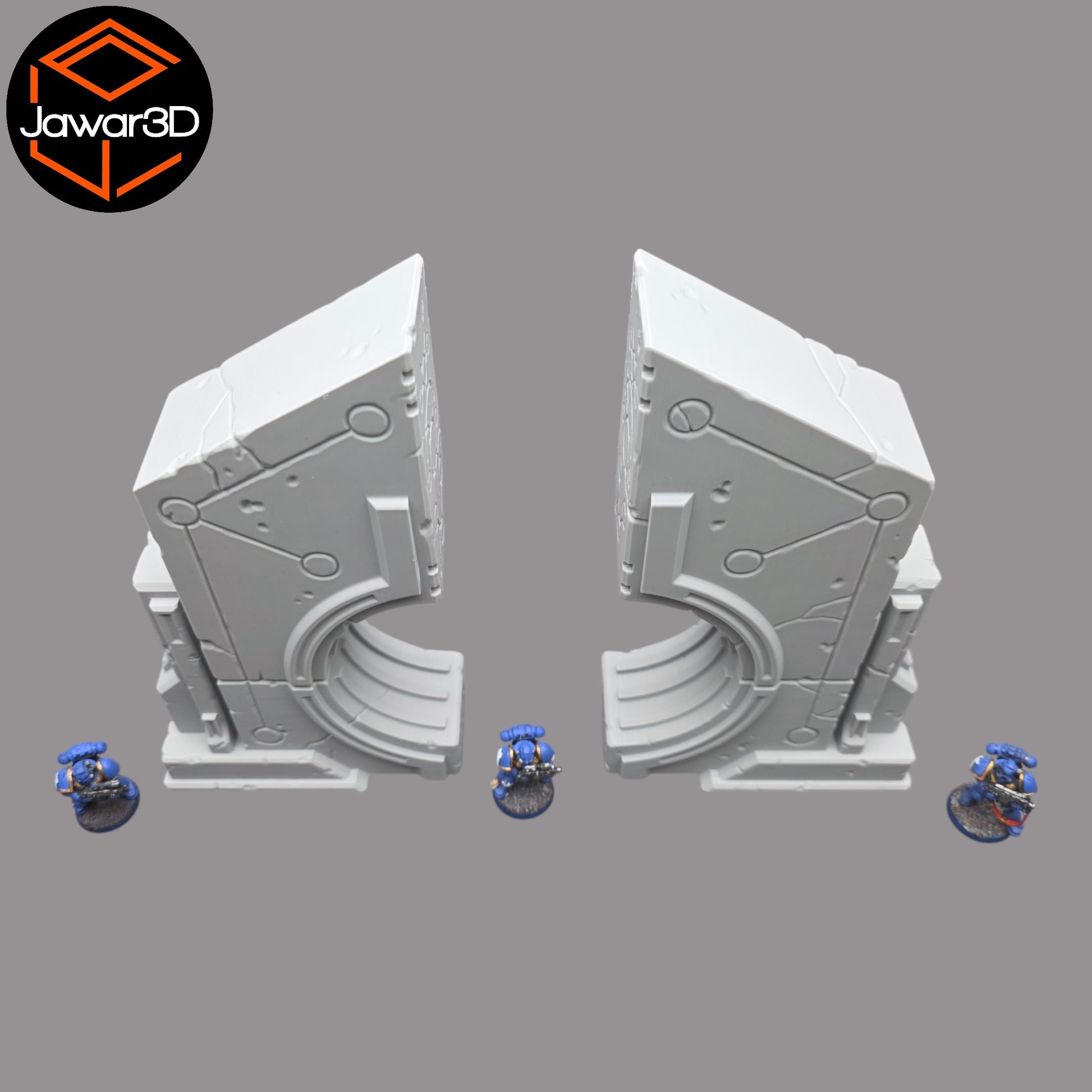 Wargaming 28mm scatter terrain scenery showing 3D-printed item that is compatible with games such as Warhammer 40K, Star Wars Legions, D+D, Dungeons and Dragons, Sci-Fi, Fantasy and other miniature tabletop games. Brand Jawar3d found at www.jawar3d.co.uk.