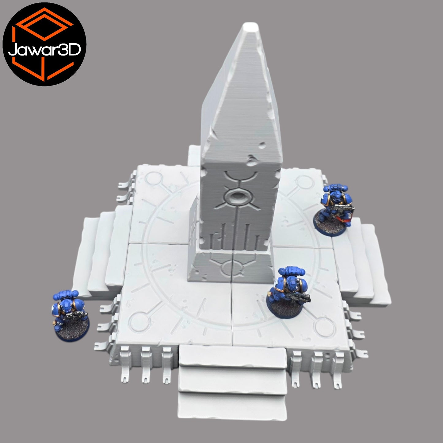 Wargaming 28mm scatter terrain scenery showing 3D-printed item that is compatible with games such as Warhammer 40K, Star Wars Legions, D+D, Dungeons and Dragons, Sci-Fi, Fantasy and other miniature tabletop games. Brand Jawar3d found at www.jawar3d.co.uk.