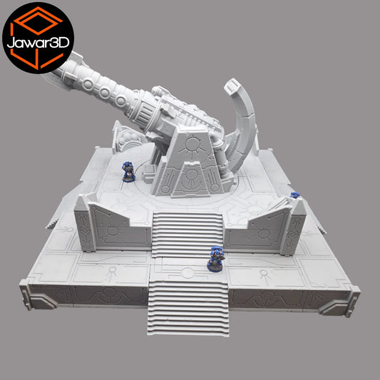Wargaming 28mm scatter terrain scenery showing 3D-printed item that is compatible with games such as Warhammer 40K, Star Wars Legions, D+D, Dungeons and Dragons, Sci-Fi, Fantasy and other miniature tabletop games. Brand Jawar3d found at www.jawar3d.co.uk.