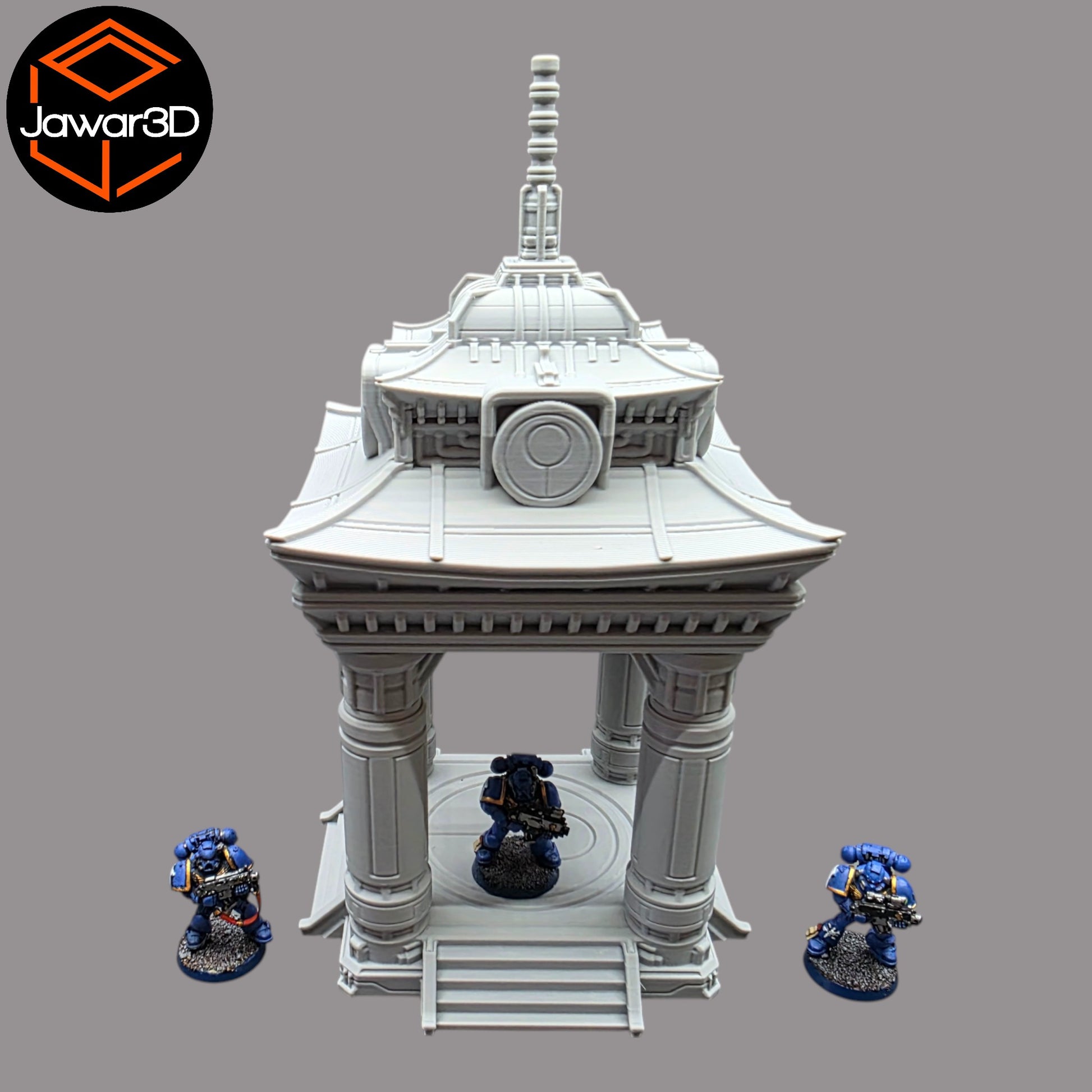 Wargaming 28mm scatter terrain scenery showing 3D-printed item that is compatible with games such as Warhammer 40K, Star Wars Legions, D+D, Dungeons and Dragons, Sci-Fi, Fantasy and other miniature tabletop games. Brand Jawar3d found at www.jawar3d.co.uk.