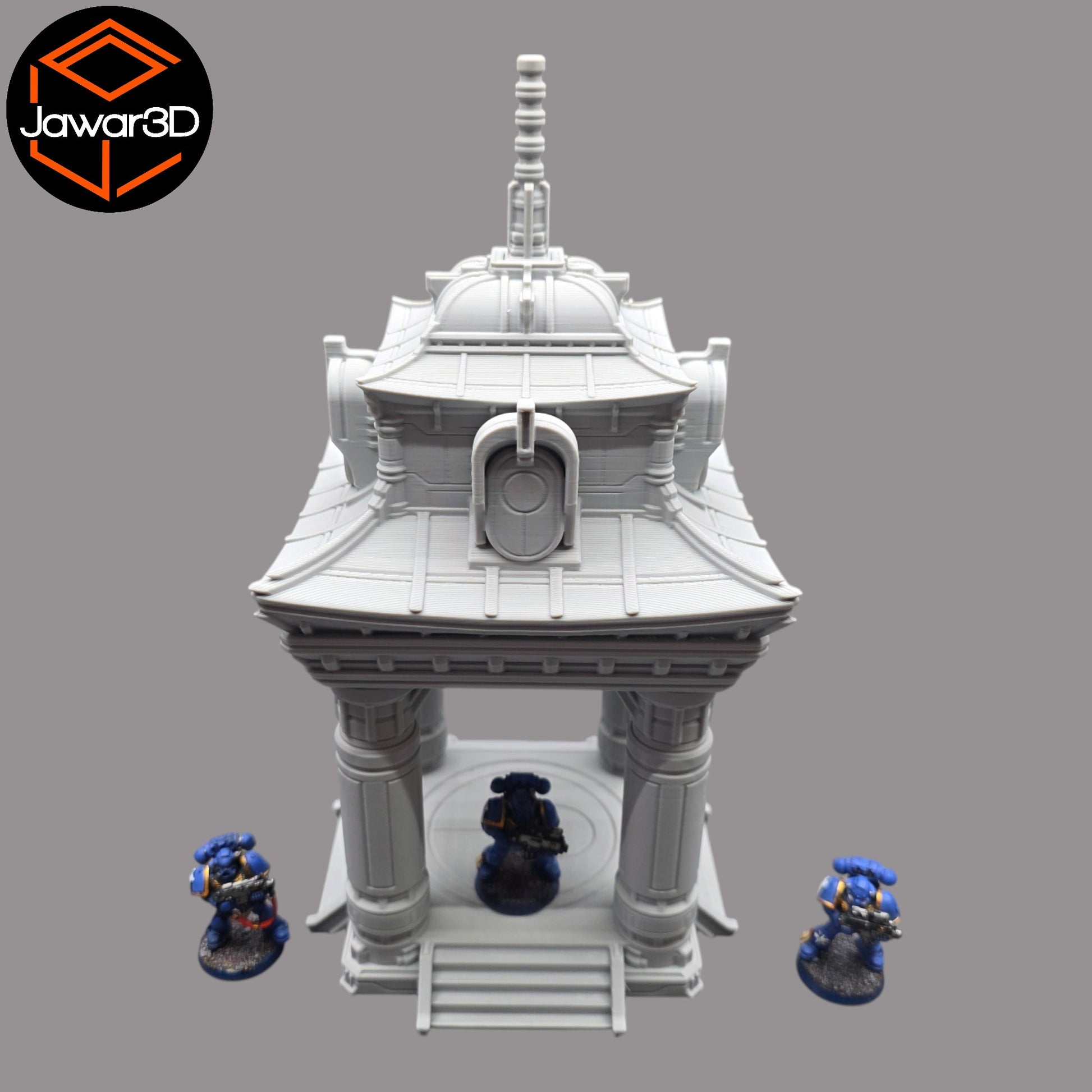 Wargaming 28mm scatter terrain scenery showing 3D-printed item that is compatible with games such as Warhammer 40K, Star Wars Legions, D+D, Dungeons and Dragons, Sci-Fi, Fantasy and other miniature tabletop games. Brand Jawar3d found at www.jawar3d.co.uk.