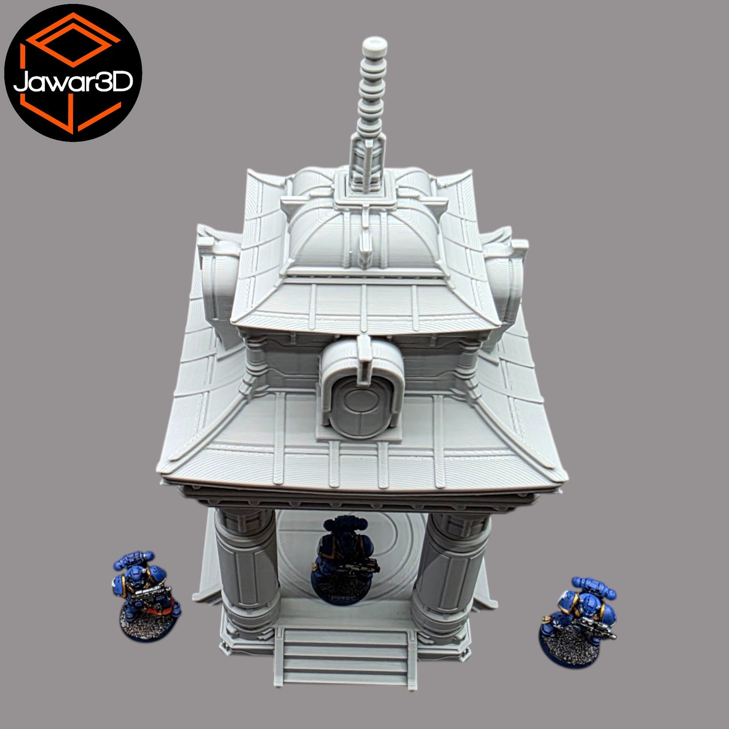 Wargaming 28mm scatter terrain scenery showing 3D-printed item that is compatible with games such as Warhammer 40K, Star Wars Legions, D+D, Dungeons and Dragons, Sci-Fi, Fantasy and other miniature tabletop games. Brand Jawar3d found at www.jawar3d.co.uk.