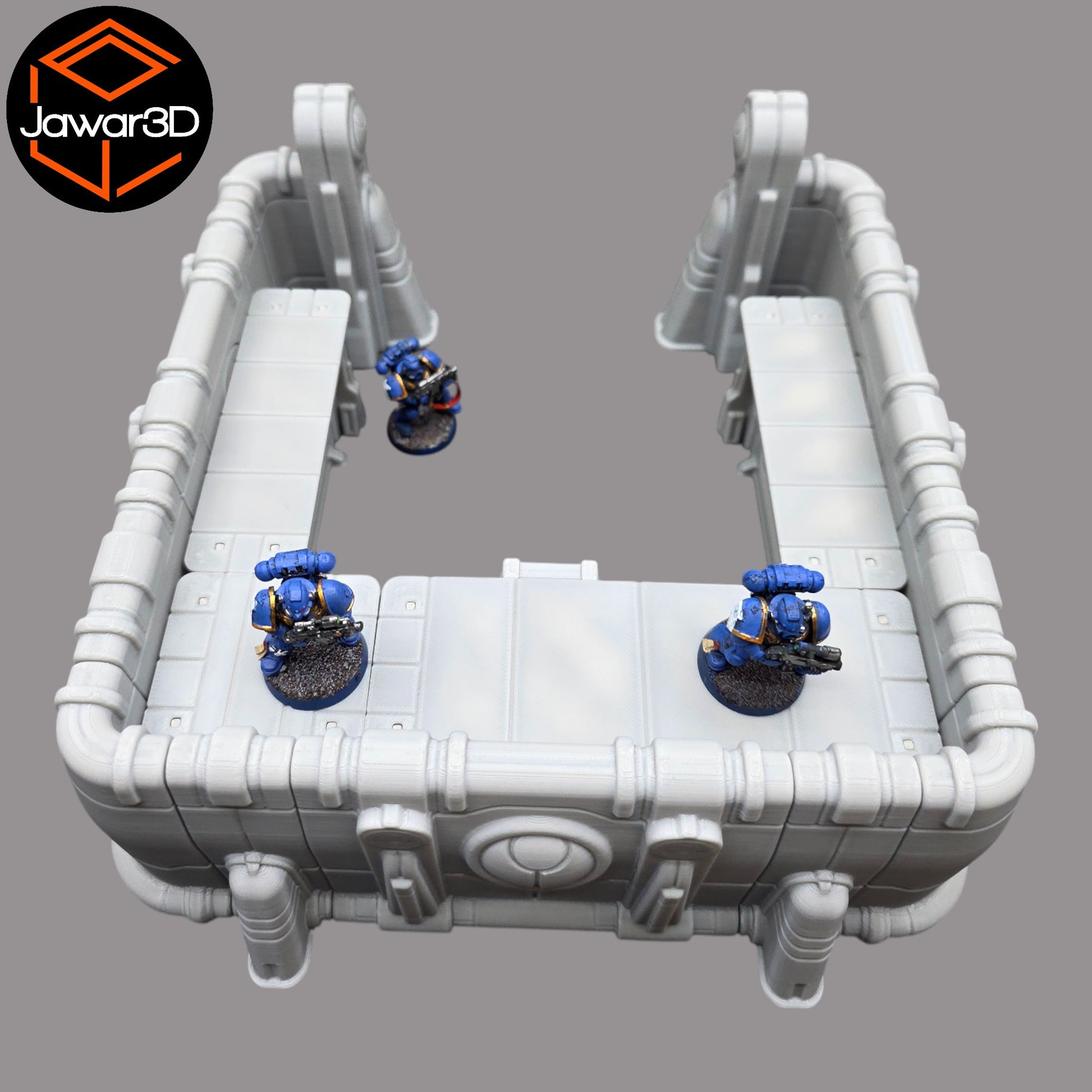 Wargaming 28mm scatter terrain scenery showing 3D-printed item that is compatible with games such as Warhammer 40K, Star Wars Legions, D+D, Dungeons and Dragons, Sci-Fi, Fantasy and other miniature tabletop games. Brand Jawar3d found at www.jawar3d.co.uk.
