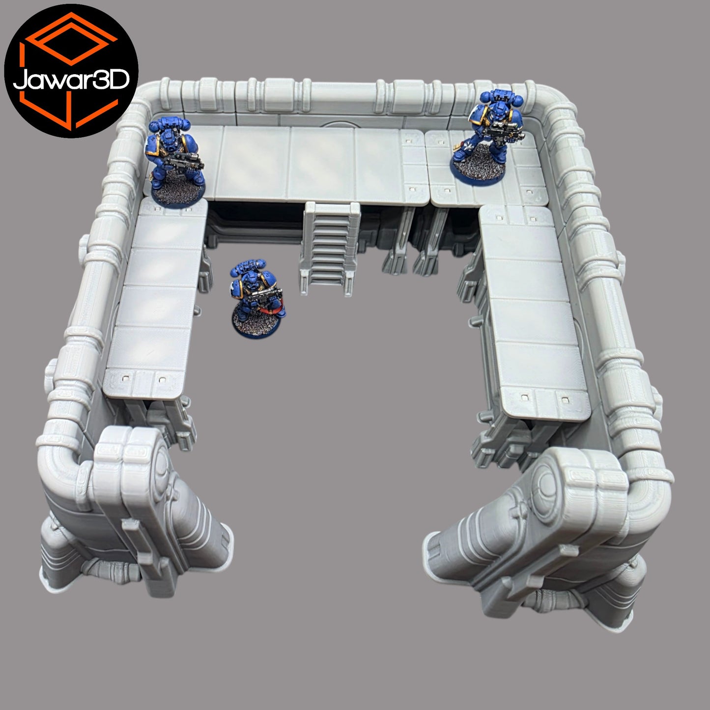 Wargaming 28mm scatter terrain scenery showing 3D-printed item that is compatible with games such as Warhammer 40K, Star Wars Legions, D+D, Dungeons and Dragons, Sci-Fi, Fantasy and other miniature tabletop games. Brand Jawar3d found at www.jawar3d.co.uk.