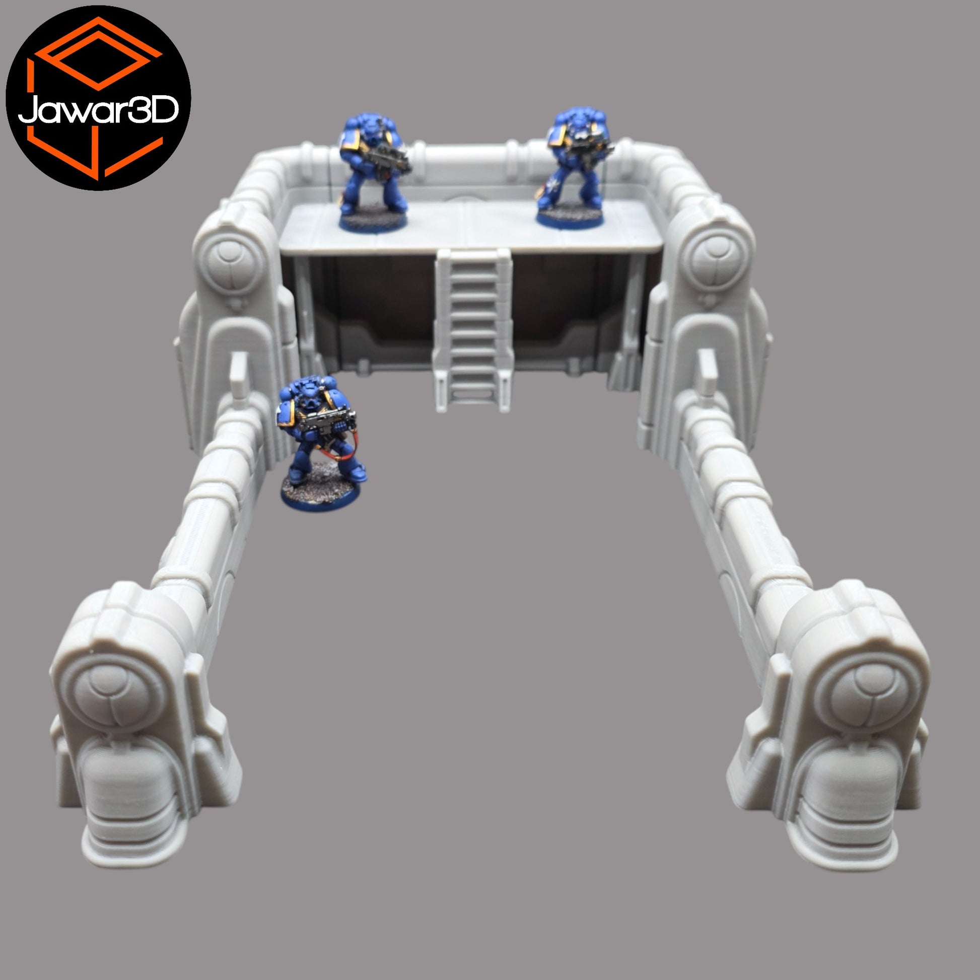 Wargaming 28mm scatter terrain scenery showing 3D-printed item that is compatible with games such as Warhammer 40K, Star Wars Legions, D+D, Dungeons and Dragons, Sci-Fi, Fantasy and other miniature tabletop games. Brand Jawar3d found at www.jawar3d.co.uk.