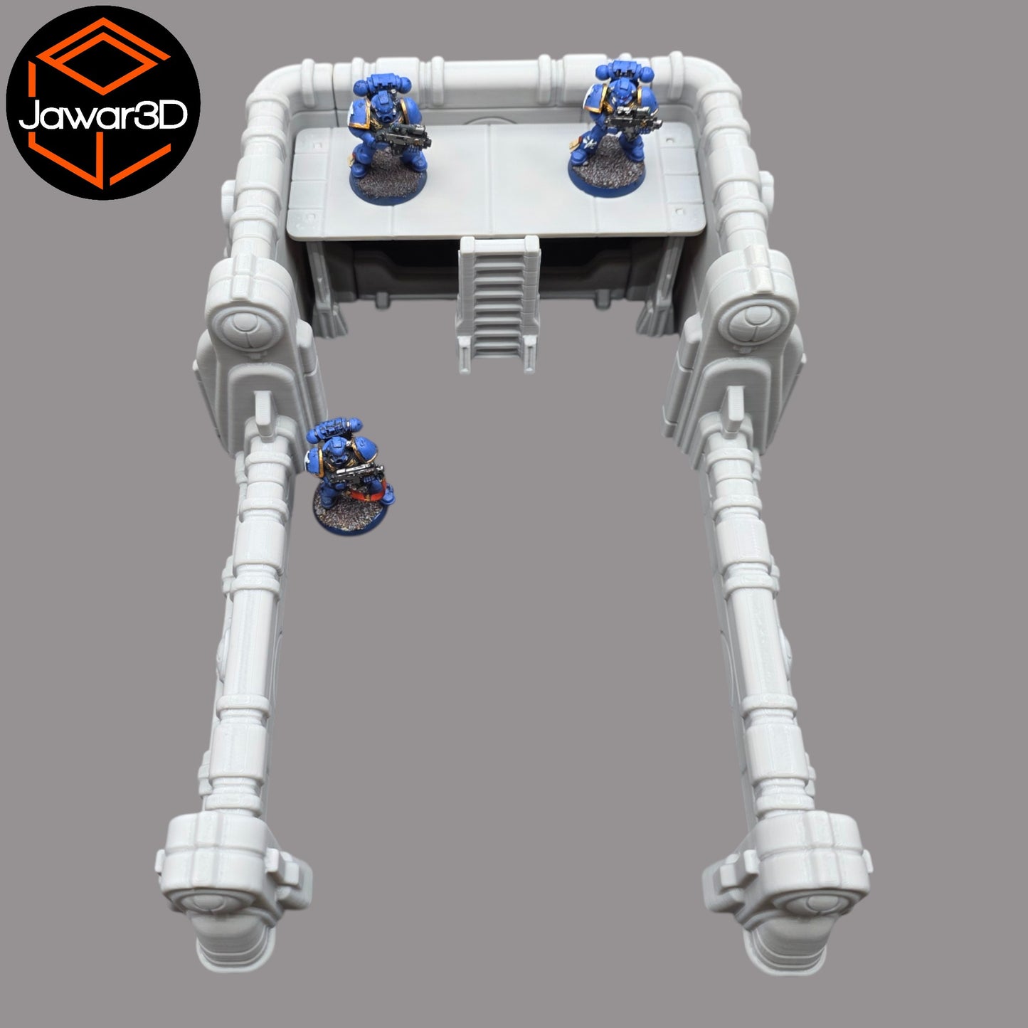 Wargaming 28mm scatter terrain scenery showing 3D-printed item that is compatible with games such as Warhammer 40K, Star Wars Legions, D+D, Dungeons and Dragons, Sci-Fi, Fantasy and other miniature tabletop games. Brand Jawar3d found at www.jawar3d.co.uk.