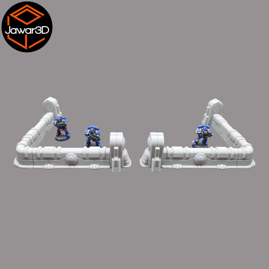 Wargaming 28mm scatter terrain scenery showing 3D-printed item that is compatible with games such as Warhammer 40K, Star Wars Legions, D+D, Dungeons and Dragons, Sci-Fi, Fantasy and other miniature tabletop games. Brand Jawar3d found at www.jawar3d.co.uk.