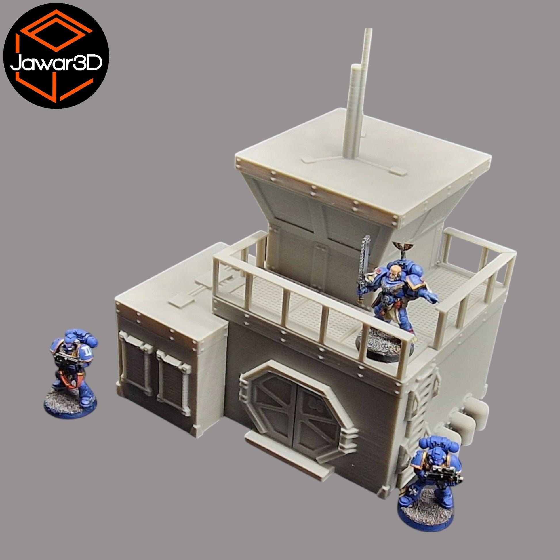 Wargaming 28mm scatter terrain scenery showing 3D-printed item that is compatible with games such as Warhammer 40K, Star Wars Legions, D+D, Dungeons and Dragons, Sci-Fi, Fantasy and other miniature tabletop games. Brand Jawar3d found at www.jawar3d.co.uk.