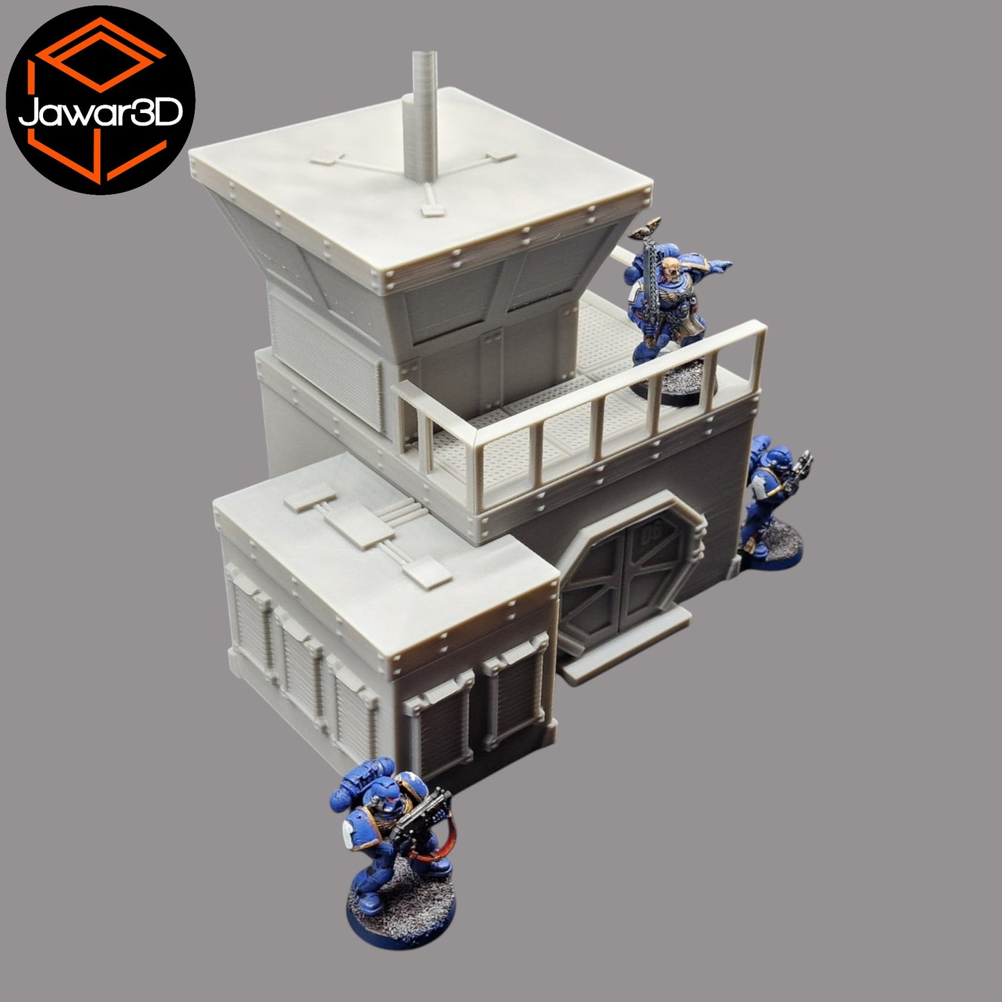 Wargaming 28mm scatter terrain scenery showing 3D-printed item that is compatible with games such as Warhammer 40K, Star Wars Legions, D+D, Dungeons and Dragons, Sci-Fi, Fantasy and other miniature tabletop games. Brand Jawar3d found at www.jawar3d.co.uk.
