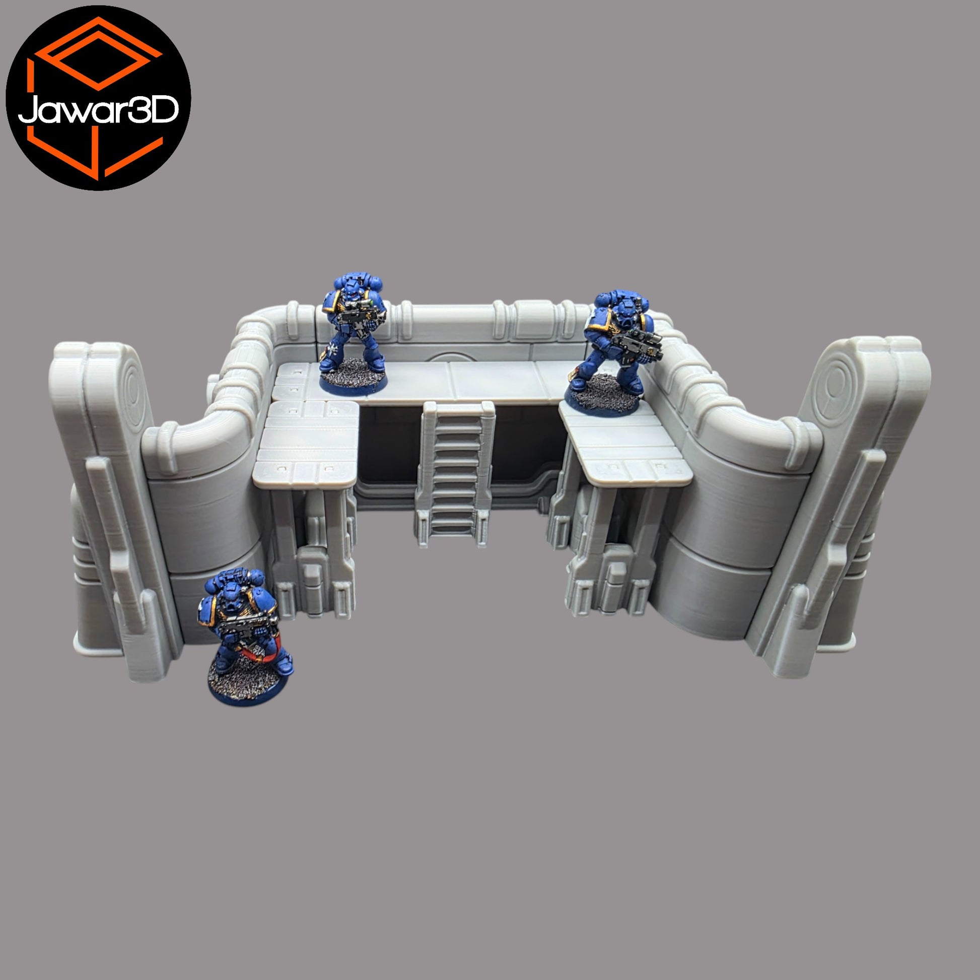 Wargaming 28mm scatter terrain scenery showing 3D-printed item that is compatible with games such as Warhammer 40K, Star Wars Legions, D+D, Dungeons and Dragons, Sci-Fi, Fantasy and other miniature tabletop games. Brand Jawar3d found at www.jawar3d.co.uk.