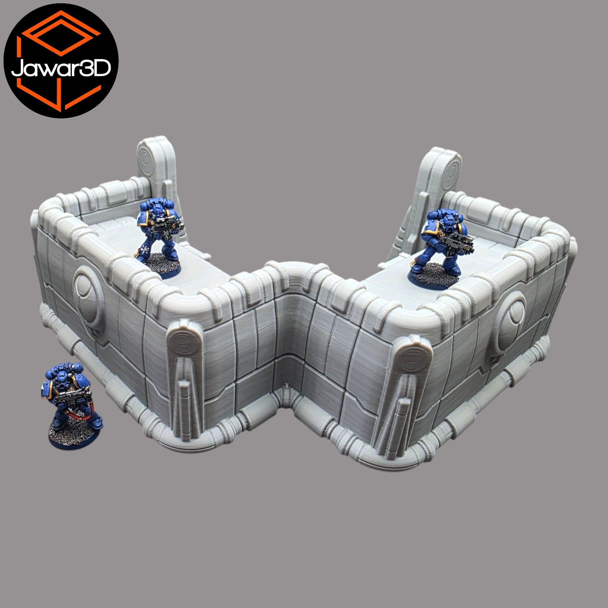 Wargaming 28mm scatter terrain scenery showing 3D-printed item that is compatible with games such as Warhammer 40K, Star Wars Legions, D+D, Dungeons and Dragons, Sci-Fi, Fantasy and other miniature tabletop games. Brand Jawar3d found at www.jawar3d.co.uk.