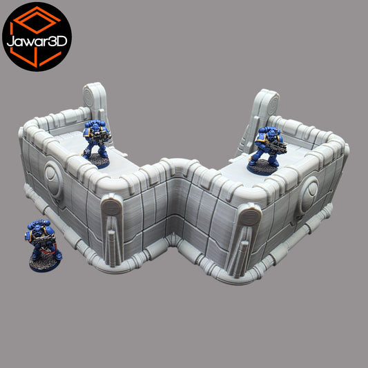 Wargaming 28mm scatter terrain scenery showing 3D-printed item that is compatible with games such as Warhammer 40K, Star Wars Legions, D+D, Dungeons and Dragons, Sci-Fi, Fantasy and other miniature tabletop games. Brand Jawar3d found at www.jawar3d.co.uk.