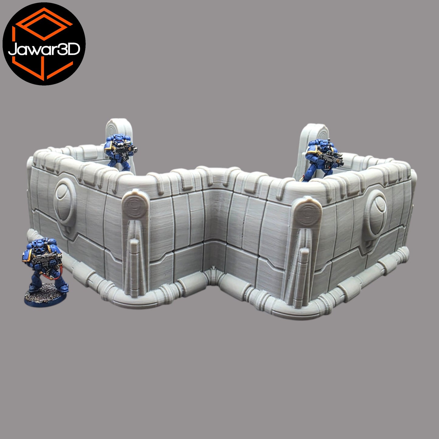 Wargaming 28mm scatter terrain scenery showing 3D-printed item that is compatible with games such as Warhammer 40K, Star Wars Legions, D+D, Dungeons and Dragons, Sci-Fi, Fantasy and other miniature tabletop games. Brand Jawar3d found at www.jawar3d.co.uk.