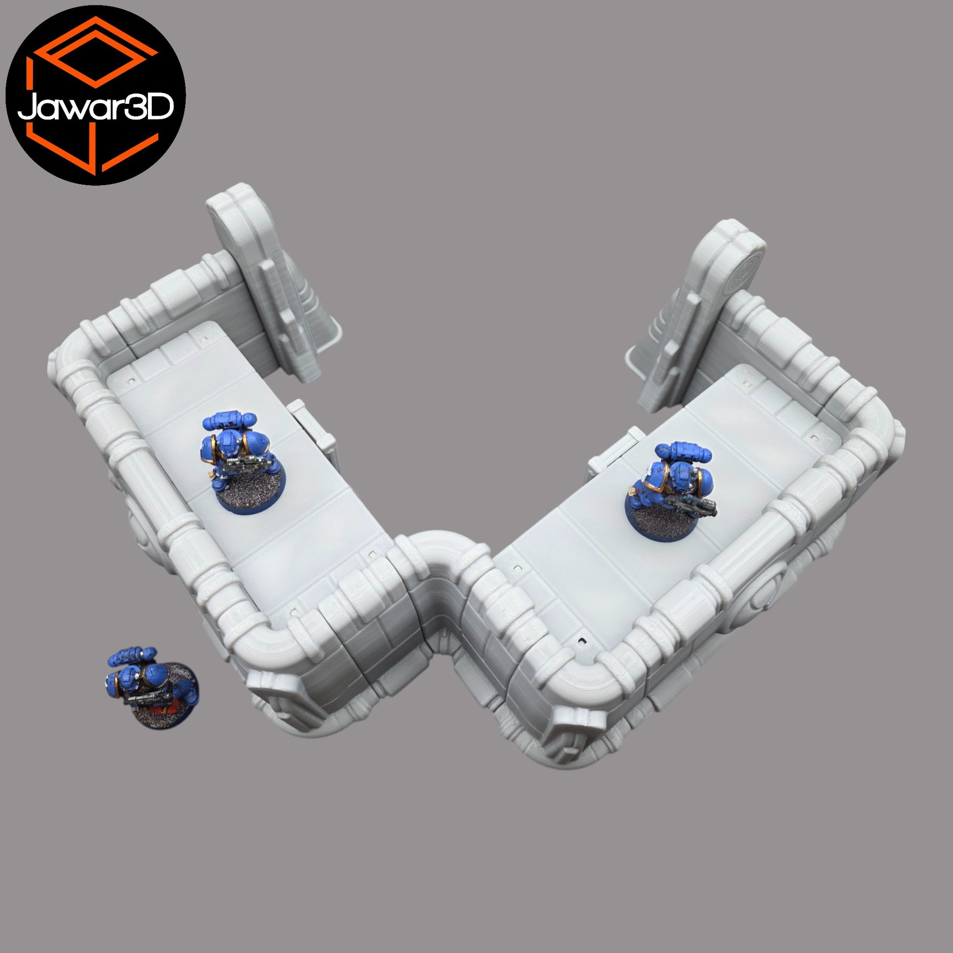 Wargaming 28mm scatter terrain scenery showing 3D-printed item that is compatible with games such as Warhammer 40K, Star Wars Legions, D+D, Dungeons and Dragons, Sci-Fi, Fantasy and other miniature tabletop games. Brand Jawar3d found at www.jawar3d.co.uk.