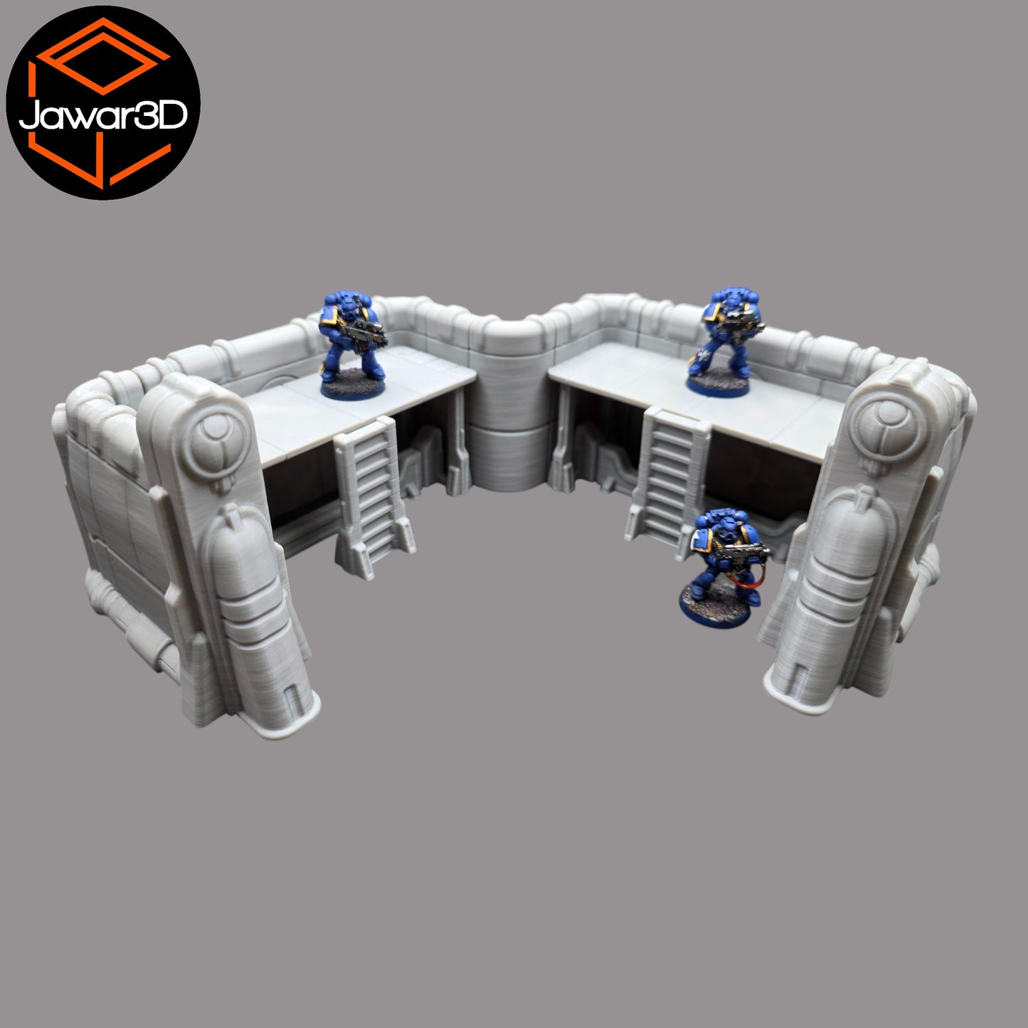 Wargaming 28mm scatter terrain scenery showing 3D-printed item that is compatible with games such as Warhammer 40K, Star Wars Legions, D+D, Dungeons and Dragons, Sci-Fi, Fantasy and other miniature tabletop games. Brand Jawar3d found at www.jawar3d.co.uk.