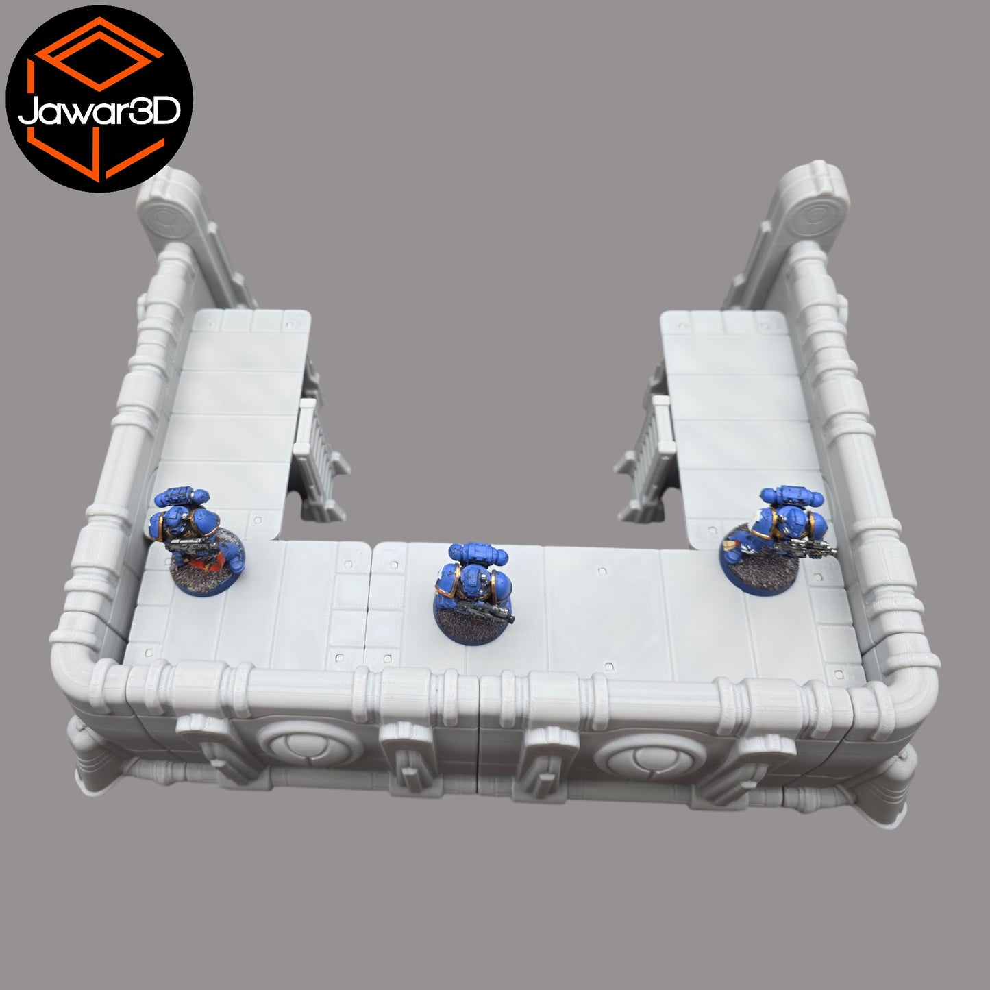 Wargaming 28mm scatter terrain scenery showing 3D-printed item that is compatible with games such as Warhammer 40K, Star Wars Legions, D+D, Dungeons and Dragons, Sci-Fi, Fantasy and other miniature tabletop games. Brand Jawar3d found at www.jawar3d.co.uk.