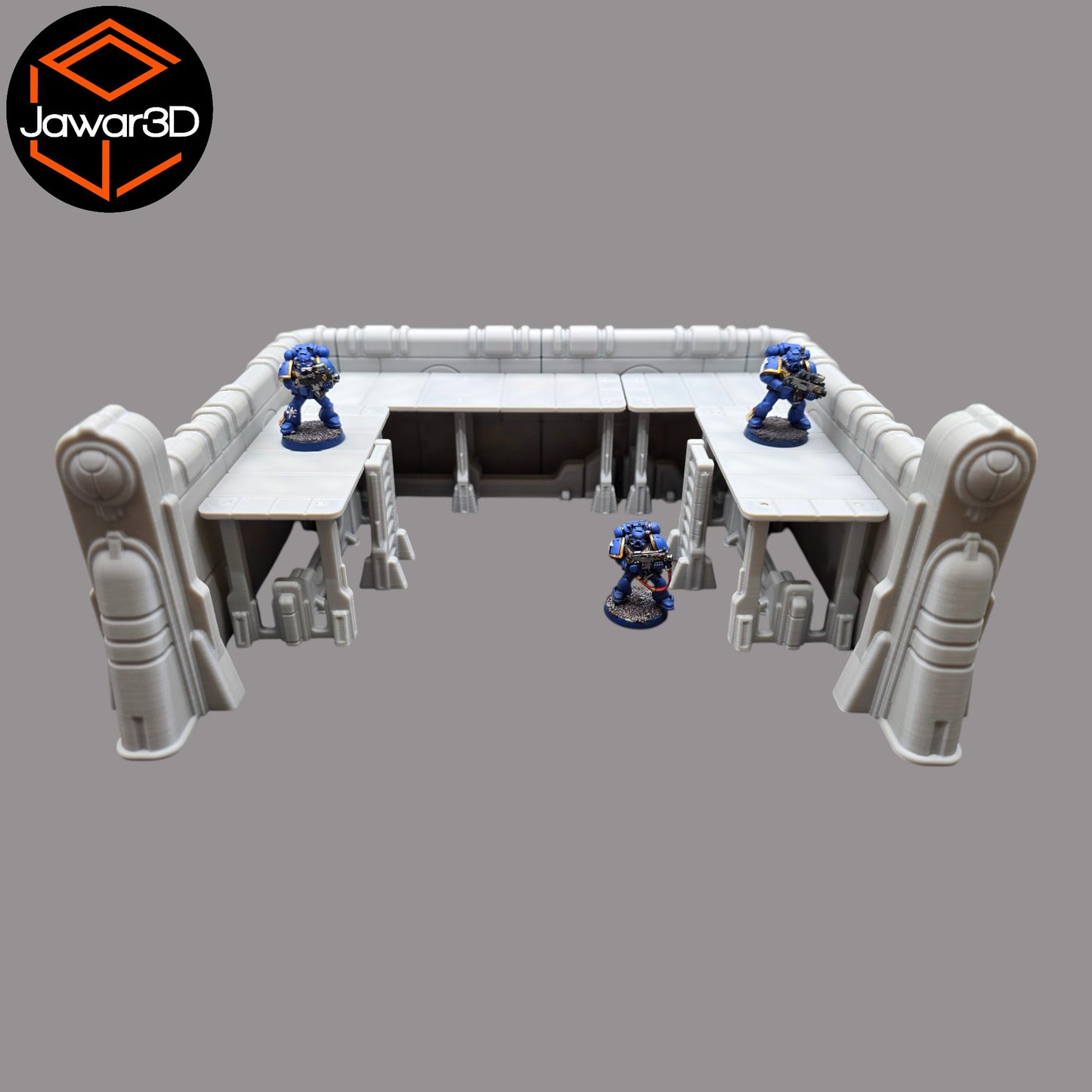 Wargaming 28mm scatter terrain scenery showing 3D-printed item that is compatible with games such as Warhammer 40K, Star Wars Legions, D+D, Dungeons and Dragons, Sci-Fi, Fantasy and other miniature tabletop games. Brand Jawar3d found at www.jawar3d.co.uk.