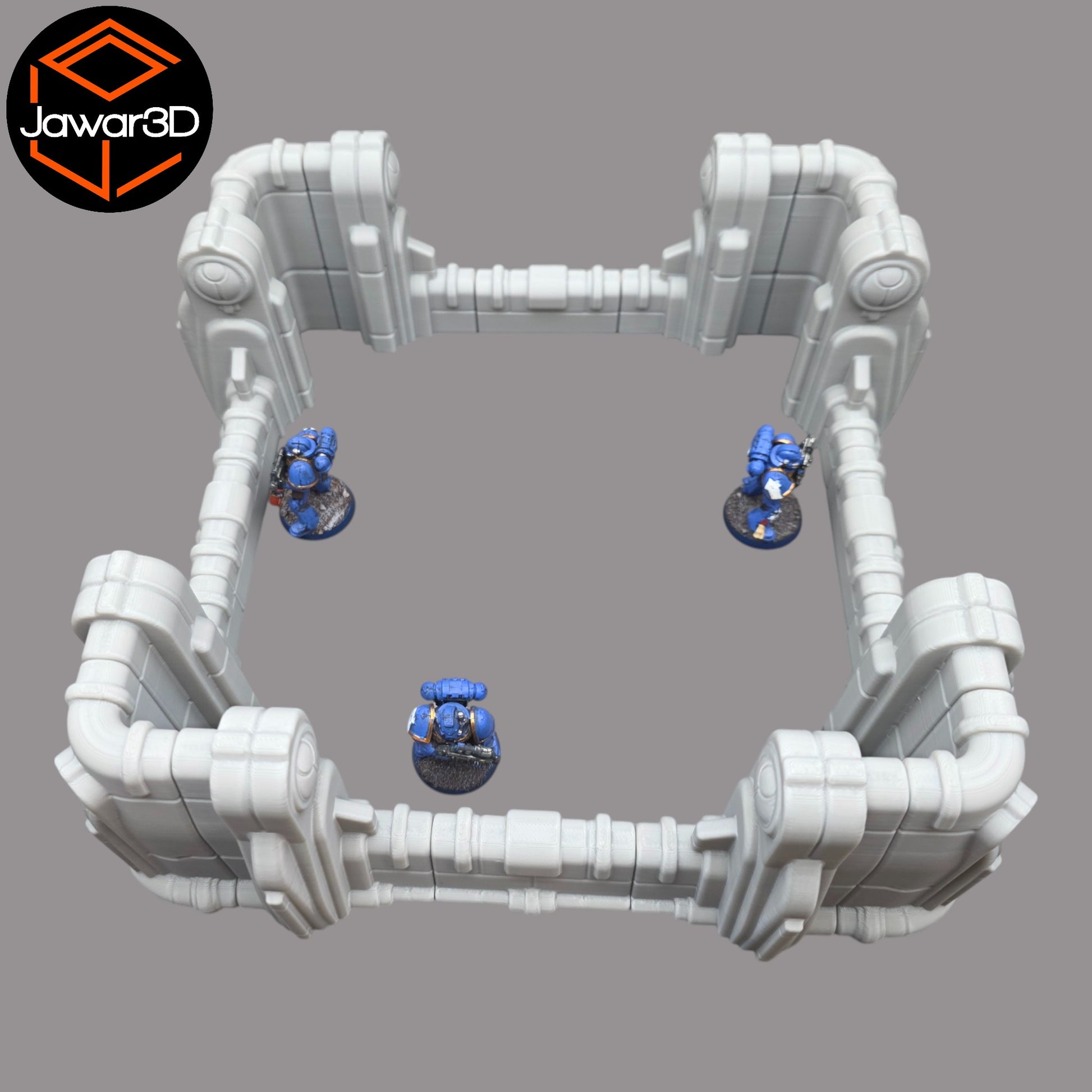 Wargaming 28mm scatter terrain scenery showing 3D-printed item that is compatible with games such as Warhammer 40K, Star Wars Legions, D+D, Dungeons and Dragons, Sci-Fi, Fantasy and other miniature tabletop games. Brand Jawar3d found at www.jawar3d.co.uk.