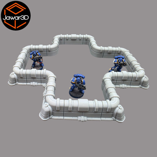 Wargaming 28mm scatter terrain scenery showing 3D-printed item that is compatible with games such as Warhammer 40K, Star Wars Legions, D+D, Dungeons and Dragons, Sci-Fi, Fantasy and other miniature tabletop games. Brand Jawar3d found at www.jawar3d.co.uk.