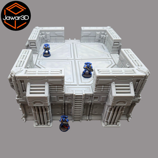 Wargaming 28mm scatter terrain scenery showing 3D-printed item that is compatible with games such as Warhammer 40K, Star Wars Legions, D+D, Dungeons and Dragons, Sci-Fi, Fantasy and other miniature tabletop games. Brand Jawar3d found at www.jawar3d.co.uk.