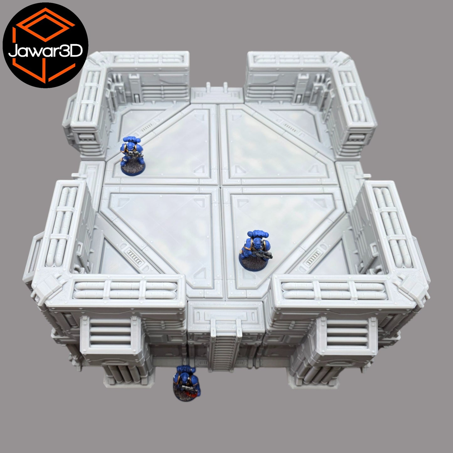 Wargaming 28mm scatter terrain scenery showing 3D-printed item that is compatible with games such as Warhammer 40K, Star Wars Legions, D+D, Dungeons and Dragons, Sci-Fi, Fantasy and other miniature tabletop games. Brand Jawar3d found at www.jawar3d.co.uk.