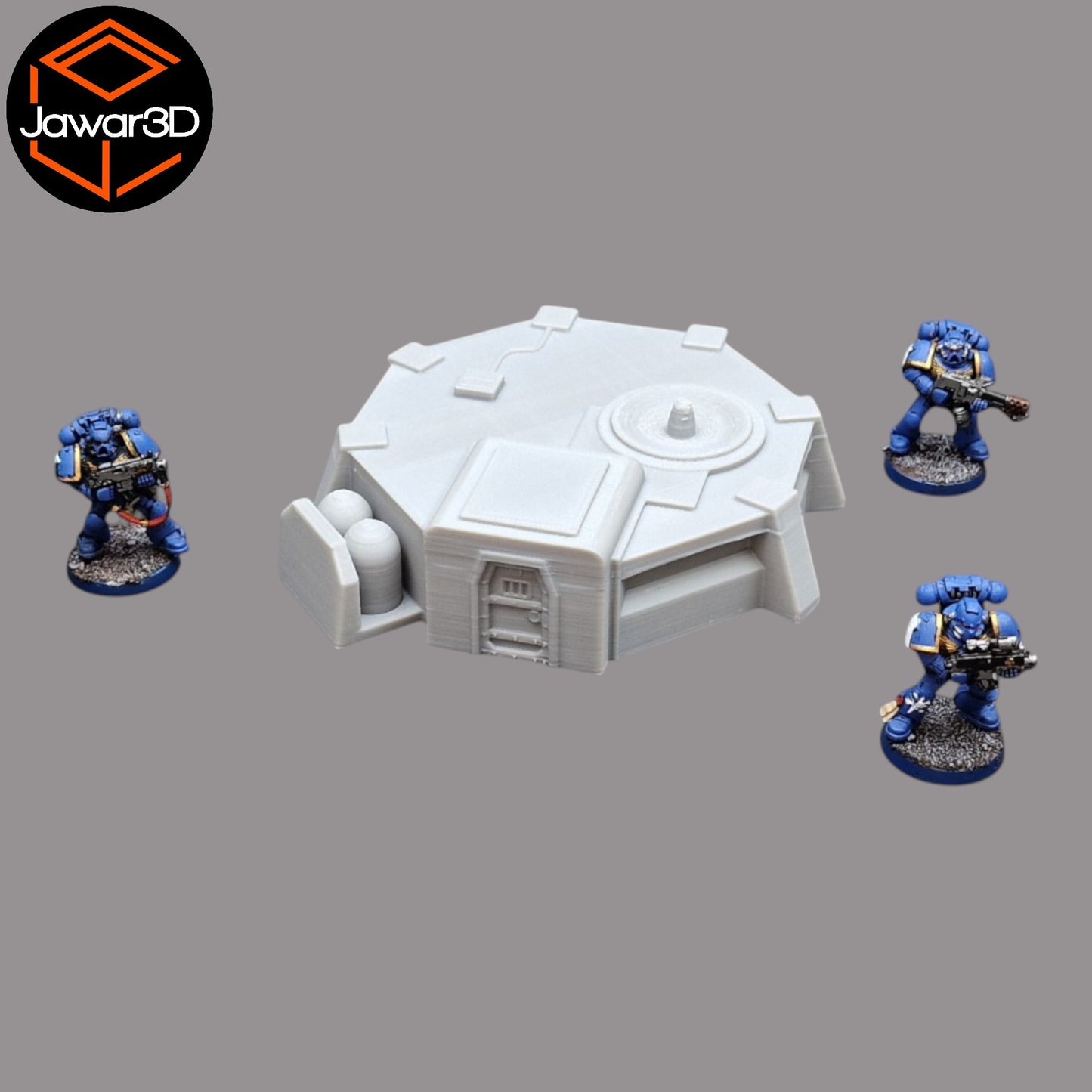 Wargaming 28mm scatter terrain scenery showing 3D-printed item that is compatible with games such as Warhammer 40K, Star Wars Legions, D+D, Dungeons and Dragons, Sci-Fi, Fantasy and other miniature tabletop games. Brand Jawar3d found at www.jawar3d.co.uk.