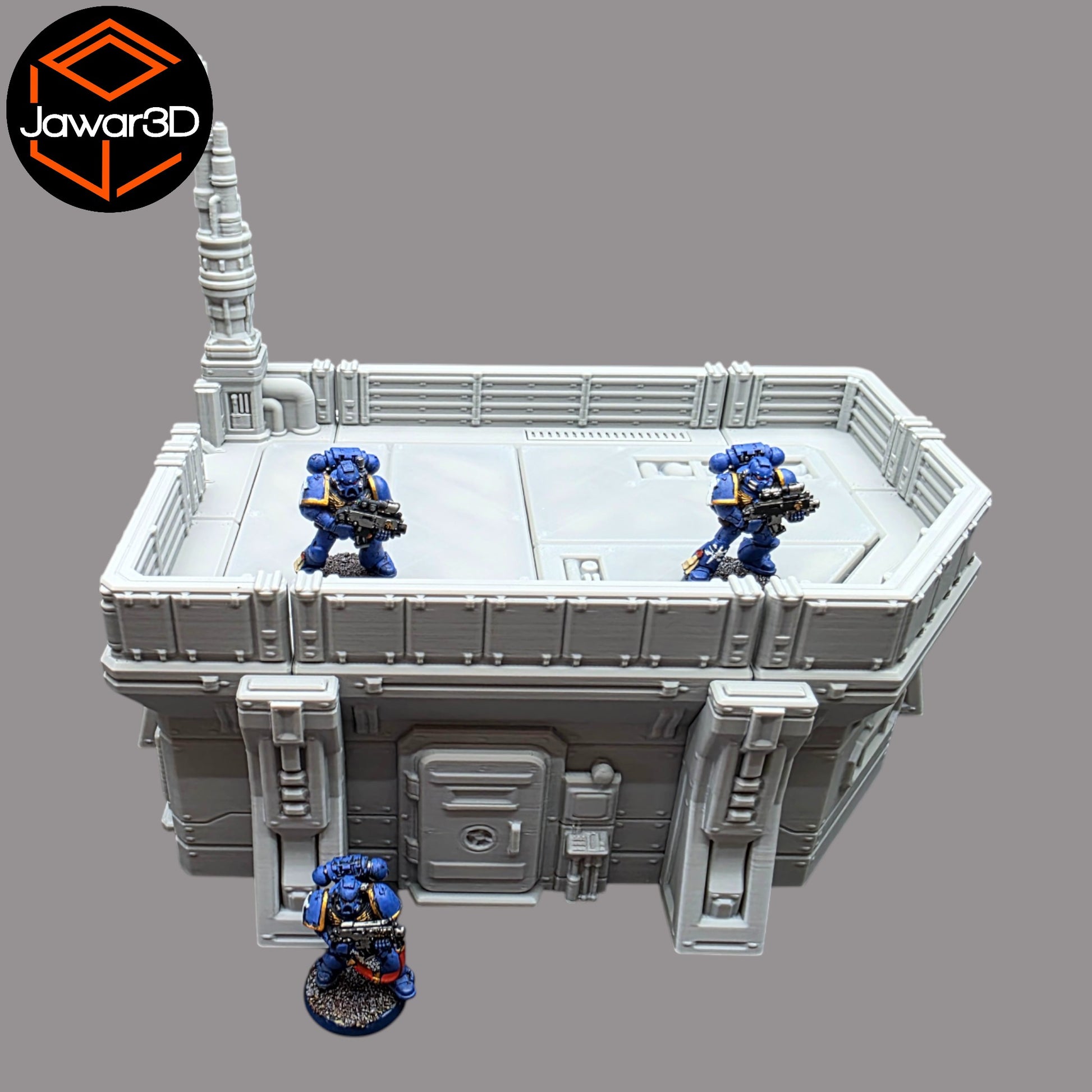 Wargaming 28mm scatter terrain scenery showing 3D-printed item that is compatible with games such as Warhammer 40K, Star Wars Legions, D+D, Dungeons and Dragons, Sci-Fi, Fantasy and other miniature tabletop games. Brand Jawar3d found at www.jawar3d.co.uk.
