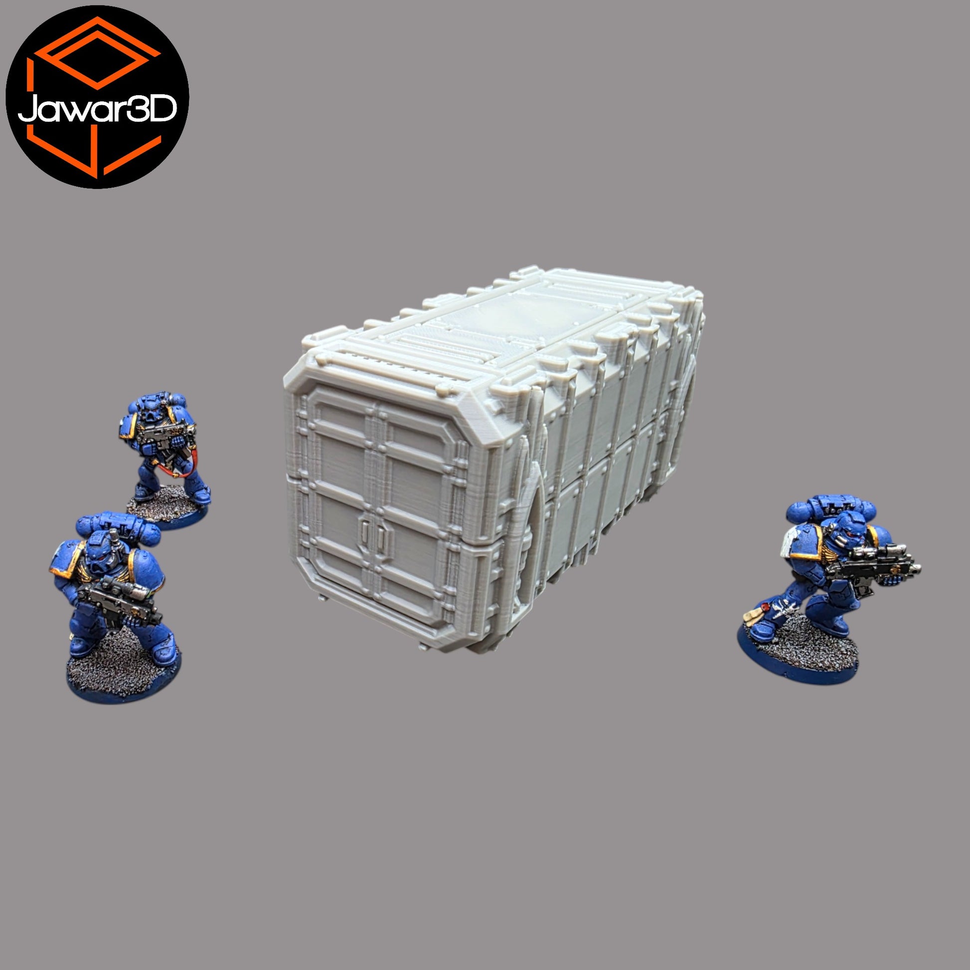 Wargaming 28mm scatter terrain scenery showing 3D-printed item that is compatible with games such as Warhammer 40K, Star Wars Legions, D+D, Dungeons and Dragons, Sci-Fi, Fantasy and other miniature tabletop games. Brand Jawar3d found at www.jawar3d.co.uk.
