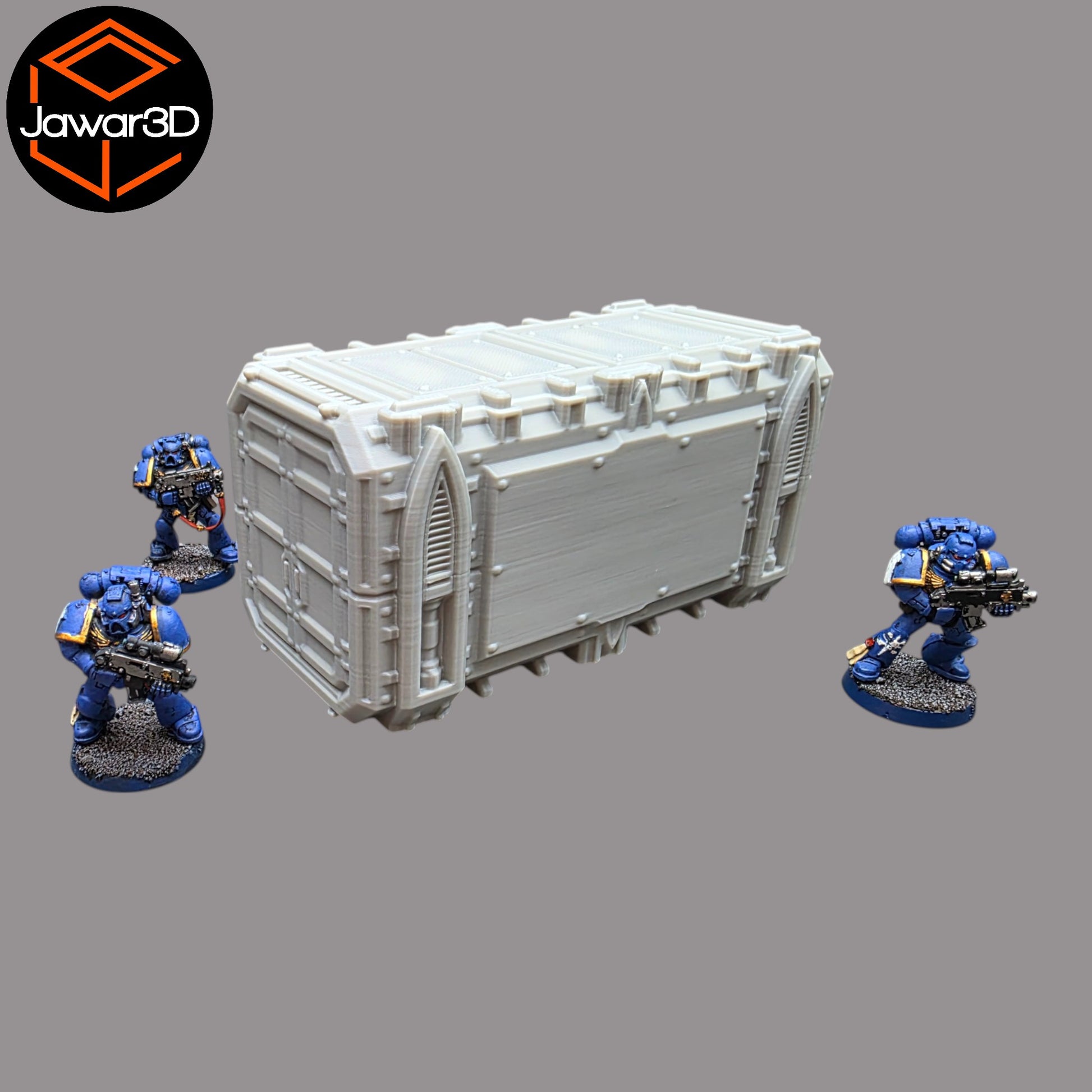 Wargaming 28mm scatter terrain scenery showing 3D-printed item that is compatible with games such as Warhammer 40K, Star Wars Legions, D+D, Dungeons and Dragons, Sci-Fi, Fantasy and other miniature tabletop games. Brand Jawar3d found at www.jawar3d.co.uk.