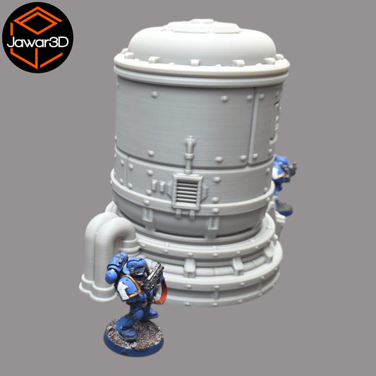 Wargaming 28mm scatter terrain scenery showing 3D-printed item that is compatible with games such as Warhammer 40K, Star Wars Legions, D+D, Dungeons and Dragons, Sci-Fi, Fantasy and other miniature tabletop games. Brand Jawar3d found at www.jawar3d.co.uk.