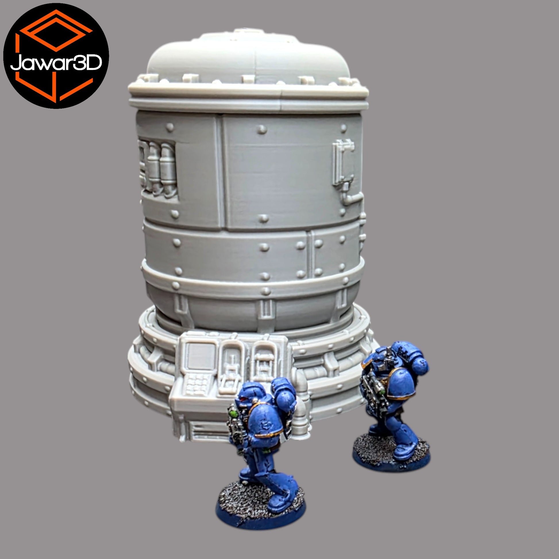 Wargaming 28mm scatter terrain scenery showing 3D-printed item that is compatible with games such as Warhammer 40K, Star Wars Legions, D+D, Dungeons and Dragons, Sci-Fi, Fantasy and other miniature tabletop games. Brand Jawar3d found at www.jawar3d.co.uk.