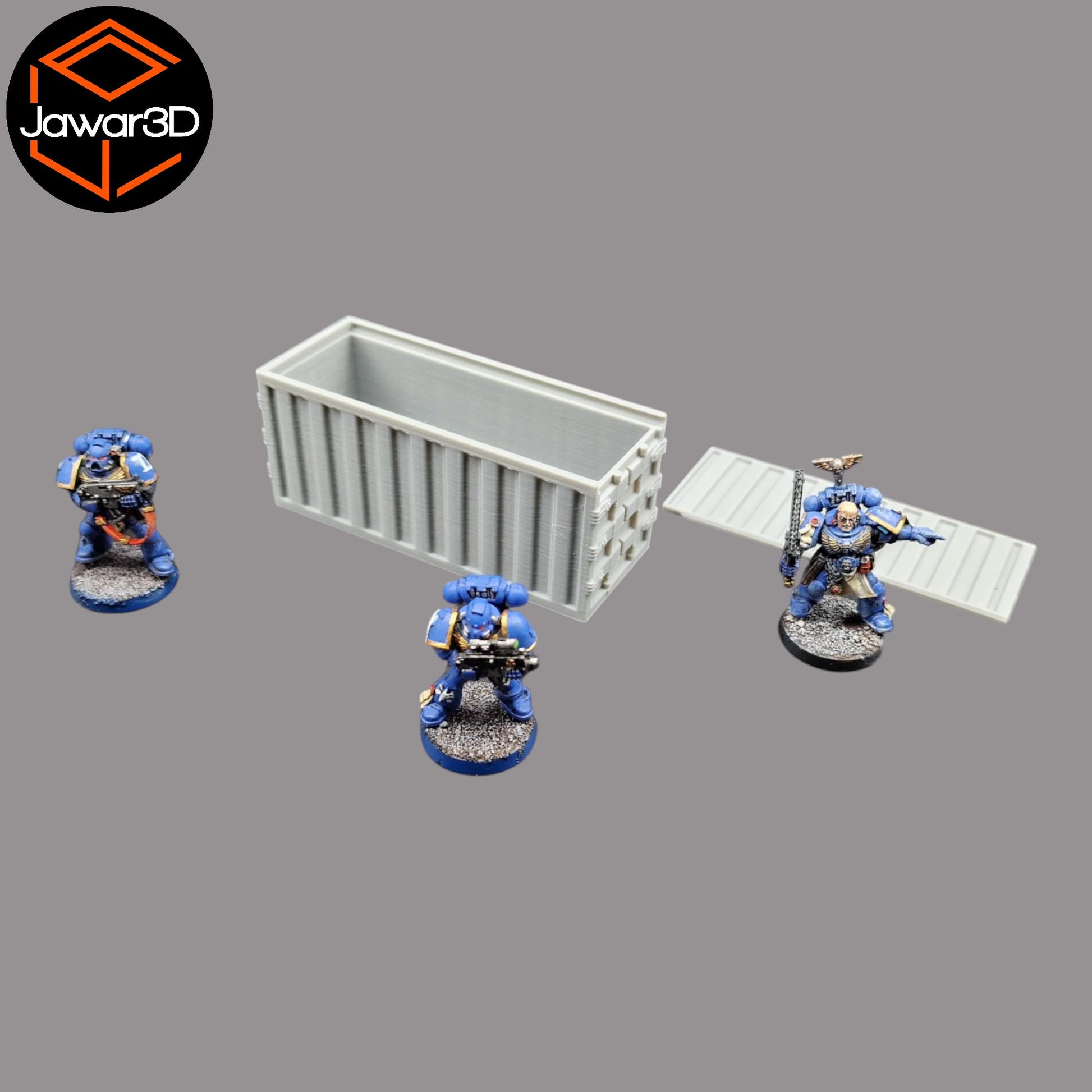 Wargaming 28mm scatter terrain scenery showing 3D-printed item that is compatible with games such as Warhammer 40K, Star Wars Legions, D+D, Dungeons and Dragons, Sci-Fi, Fantasy and other miniature tabletop games. Brand Jawar3d found at www.jawar3d.co.uk.