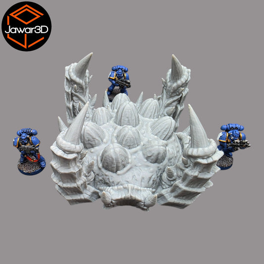 Wargaming 28mm scatter terrain scenery showing 3D-printed item that is compatible with games such as Warhammer 40K, Star Wars Legions, D+D, Dungeons and Dragons, Sci-Fi, Fantasy and other miniature tabletop games. Brand Jawar3d found at www.jawar3d.co.uk.
