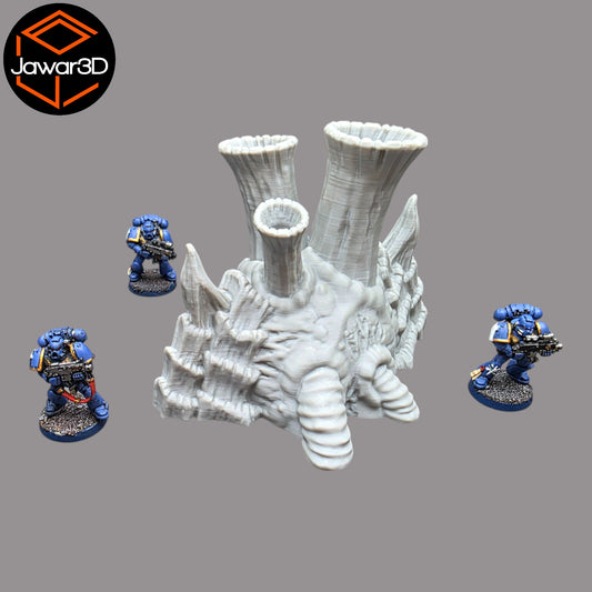 Wargaming 28mm scatter terrain scenery showing 3D-printed item that is compatible with games such as Warhammer 40K, Star Wars Legions, D+D, Dungeons and Dragons, Sci-Fi, Fantasy and other miniature tabletop games. Brand Jawar3d found at www.jawar3d.co.uk.