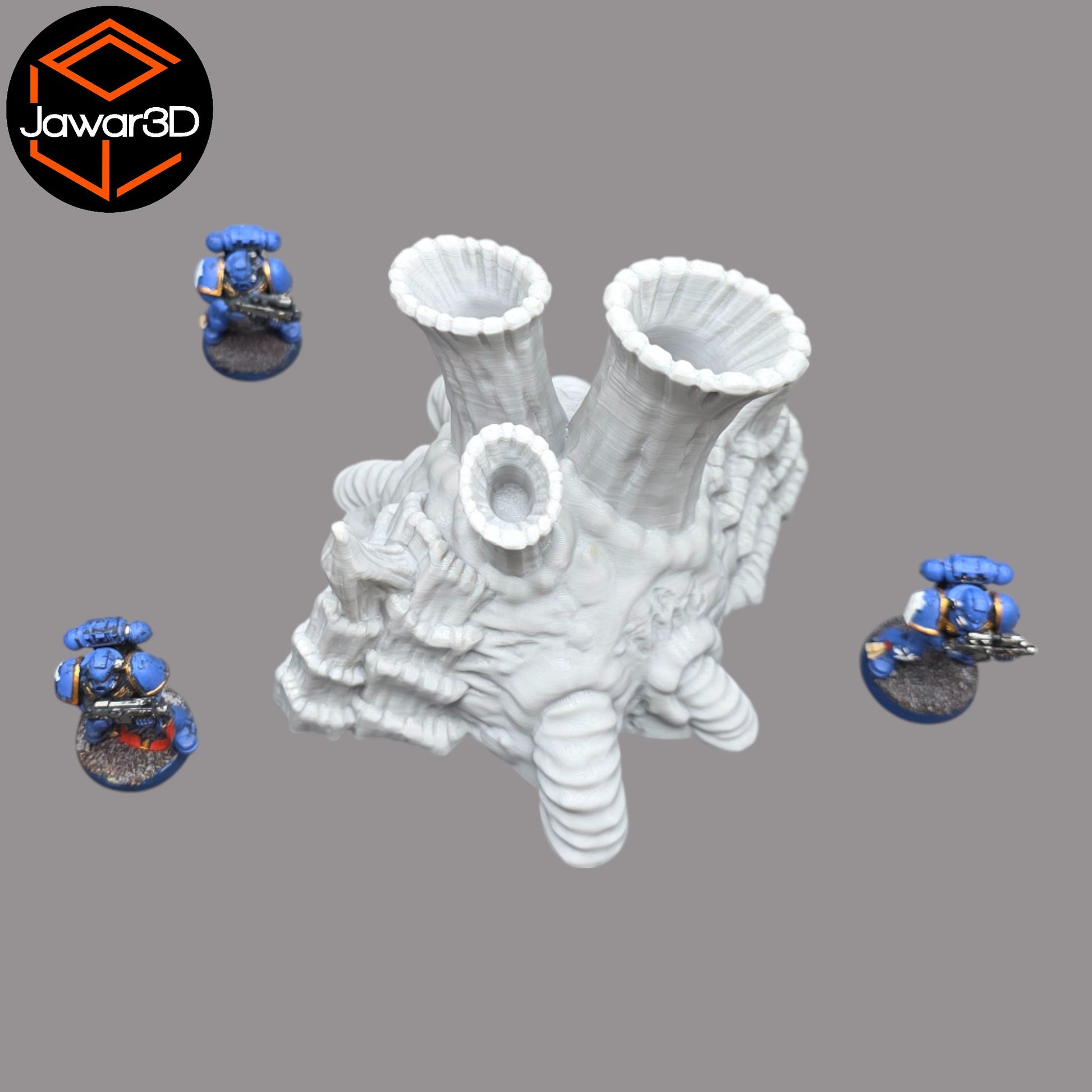 Wargaming 28mm scatter terrain scenery showing 3D-printed item that is compatible with games such as Warhammer 40K, Star Wars Legions, D+D, Dungeons and Dragons, Sci-Fi, Fantasy and other miniature tabletop games. Brand Jawar3d found at www.jawar3d.co.uk.