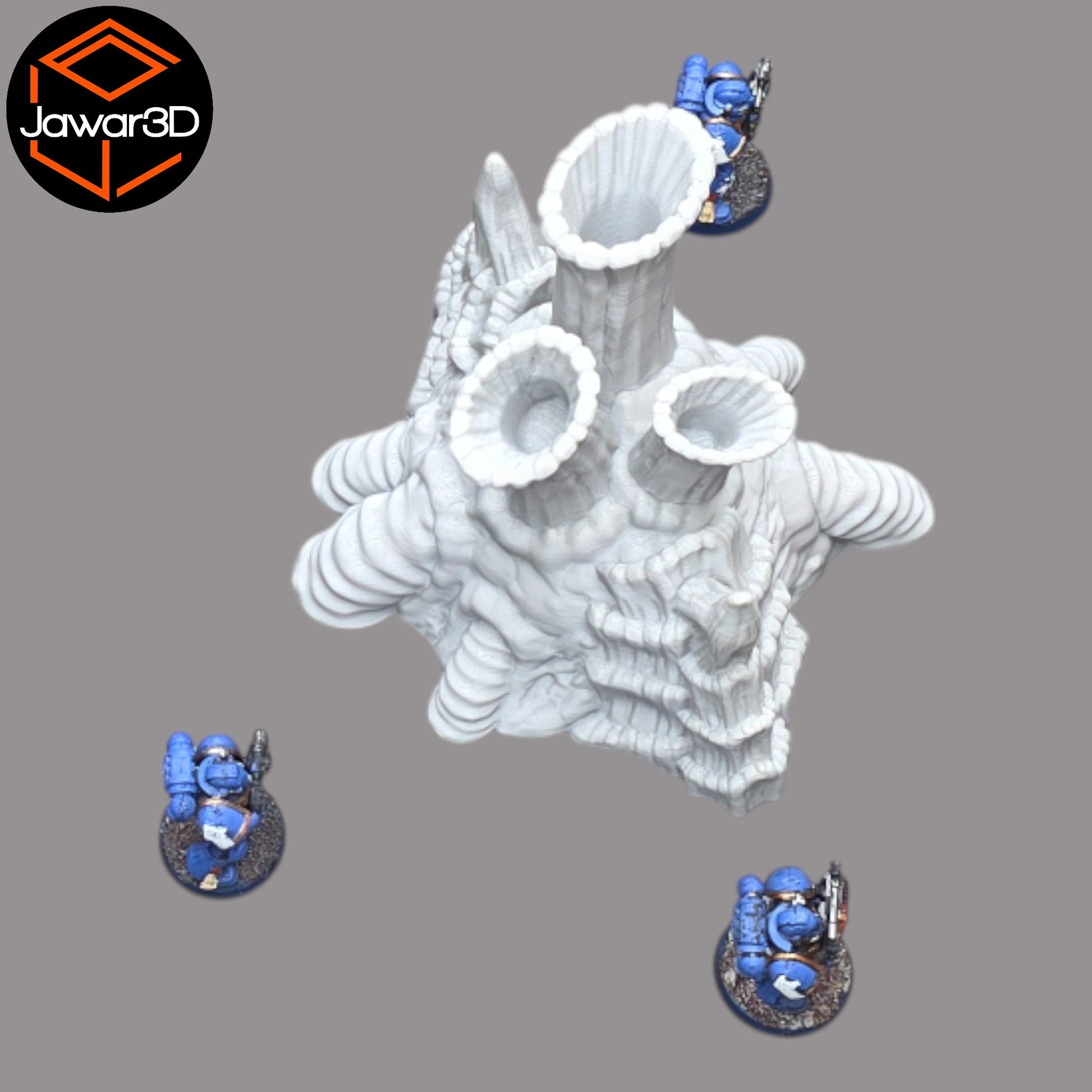 Wargaming 28mm scatter terrain scenery showing 3D-printed item that is compatible with games such as Warhammer 40K, Star Wars Legions, D+D, Dungeons and Dragons, Sci-Fi, Fantasy and other miniature tabletop games. Brand Jawar3d found at www.jawar3d.co.uk.
